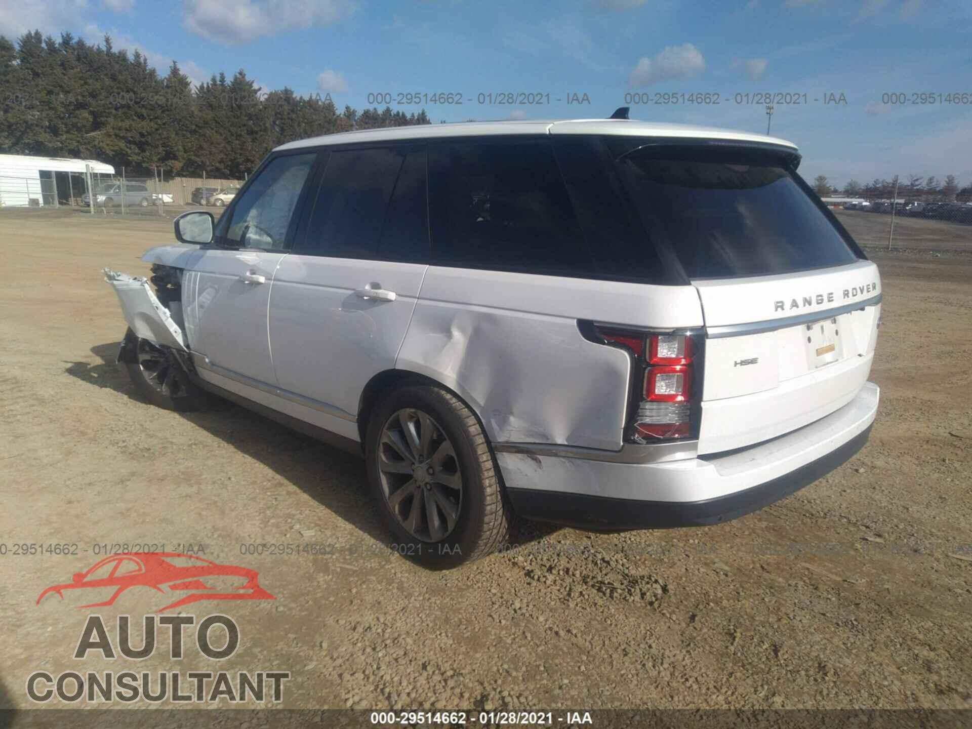 LAND ROVER RANGE ROVER 2016 - SALGS2PF0GA317045