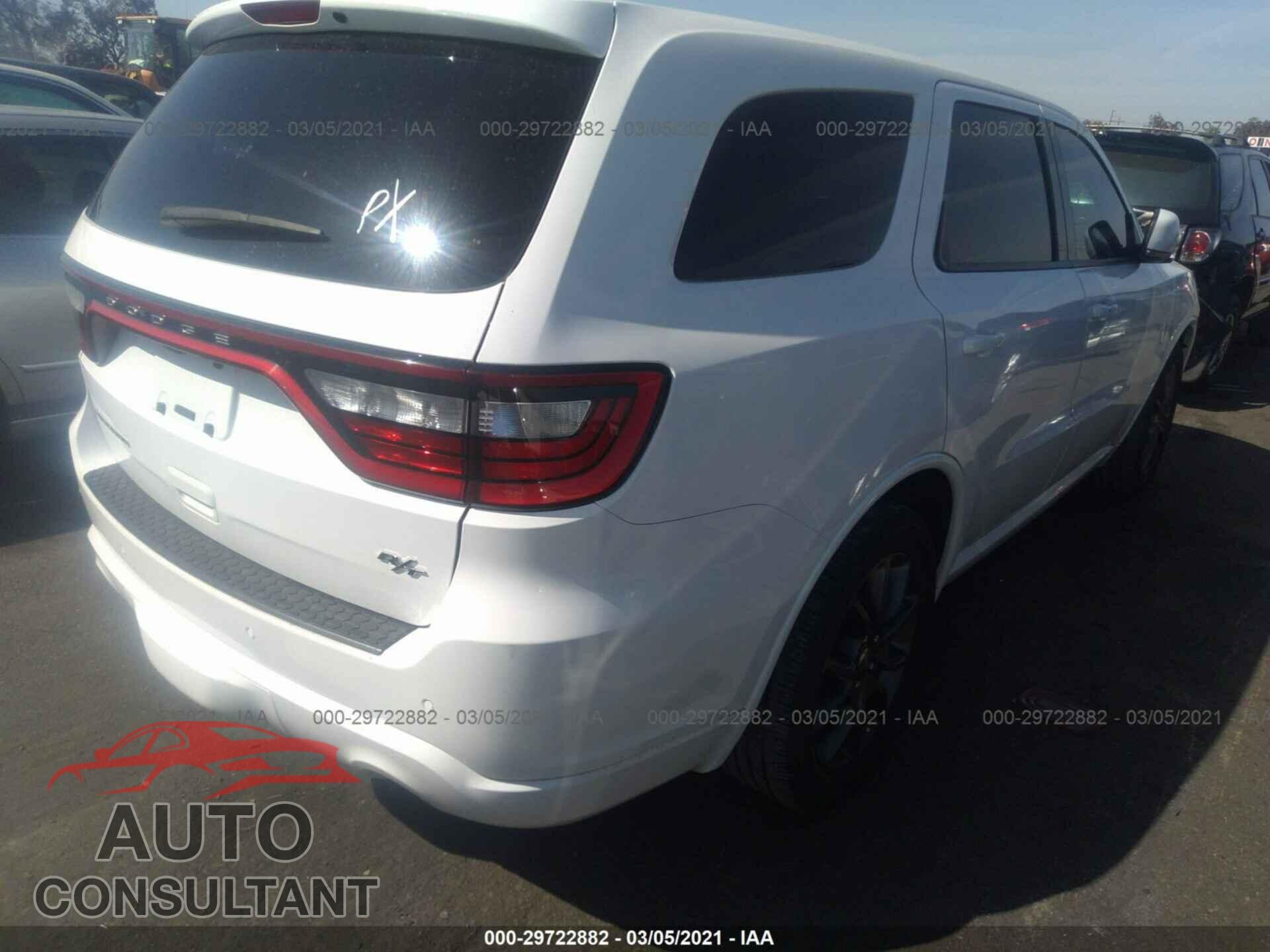 DODGE DURANGO 2017 - 1C4SDHCT9HC709246