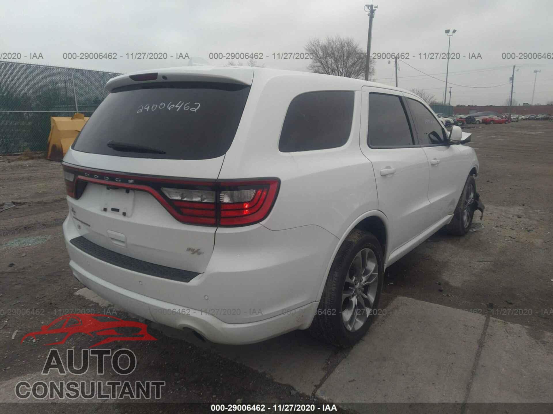DODGE DURANGO 2019 - 1C4SDJCTXKC722876
