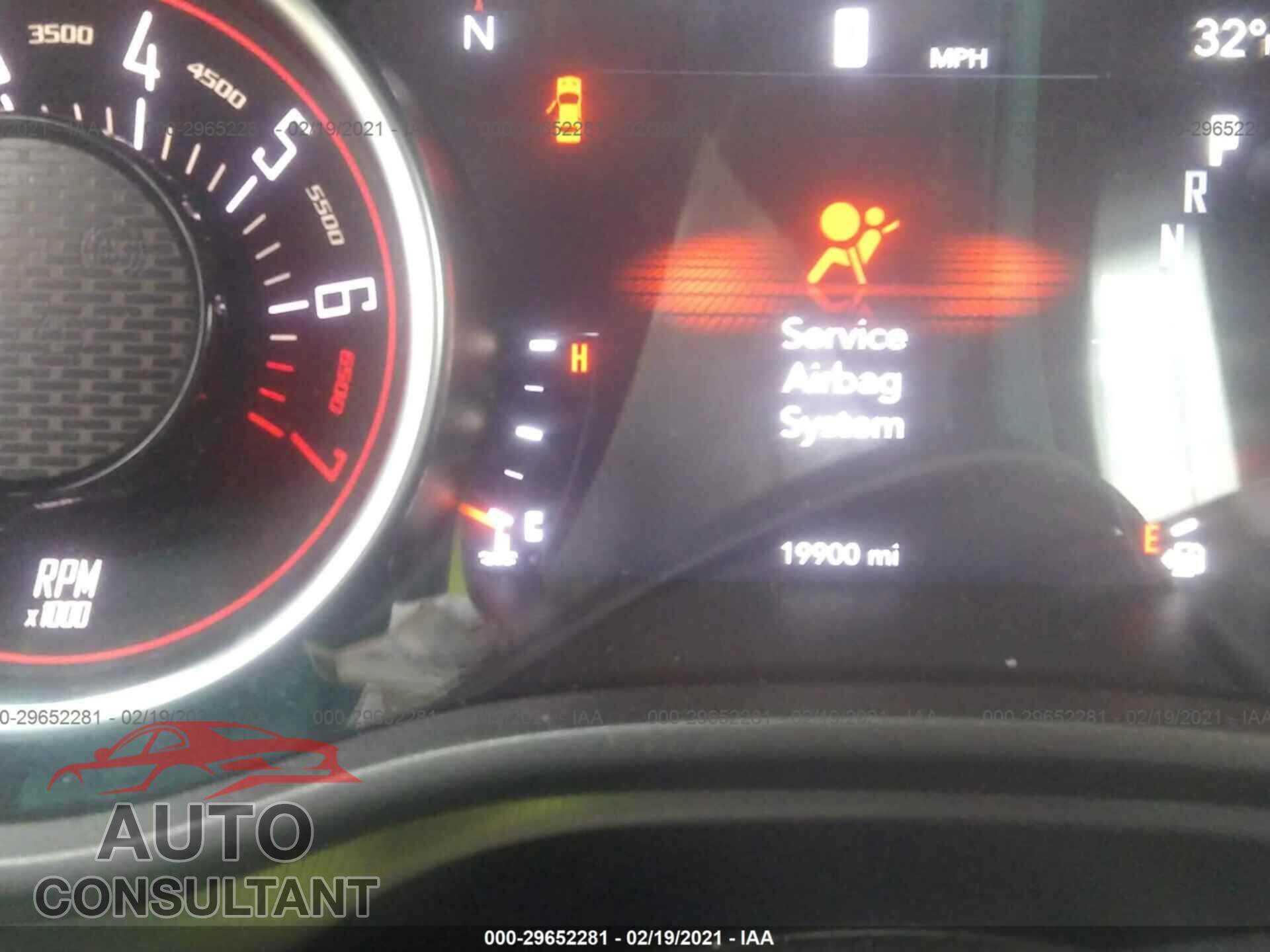 DODGE CHALLENGER 2019 - 2C3CDZAG7KH620400