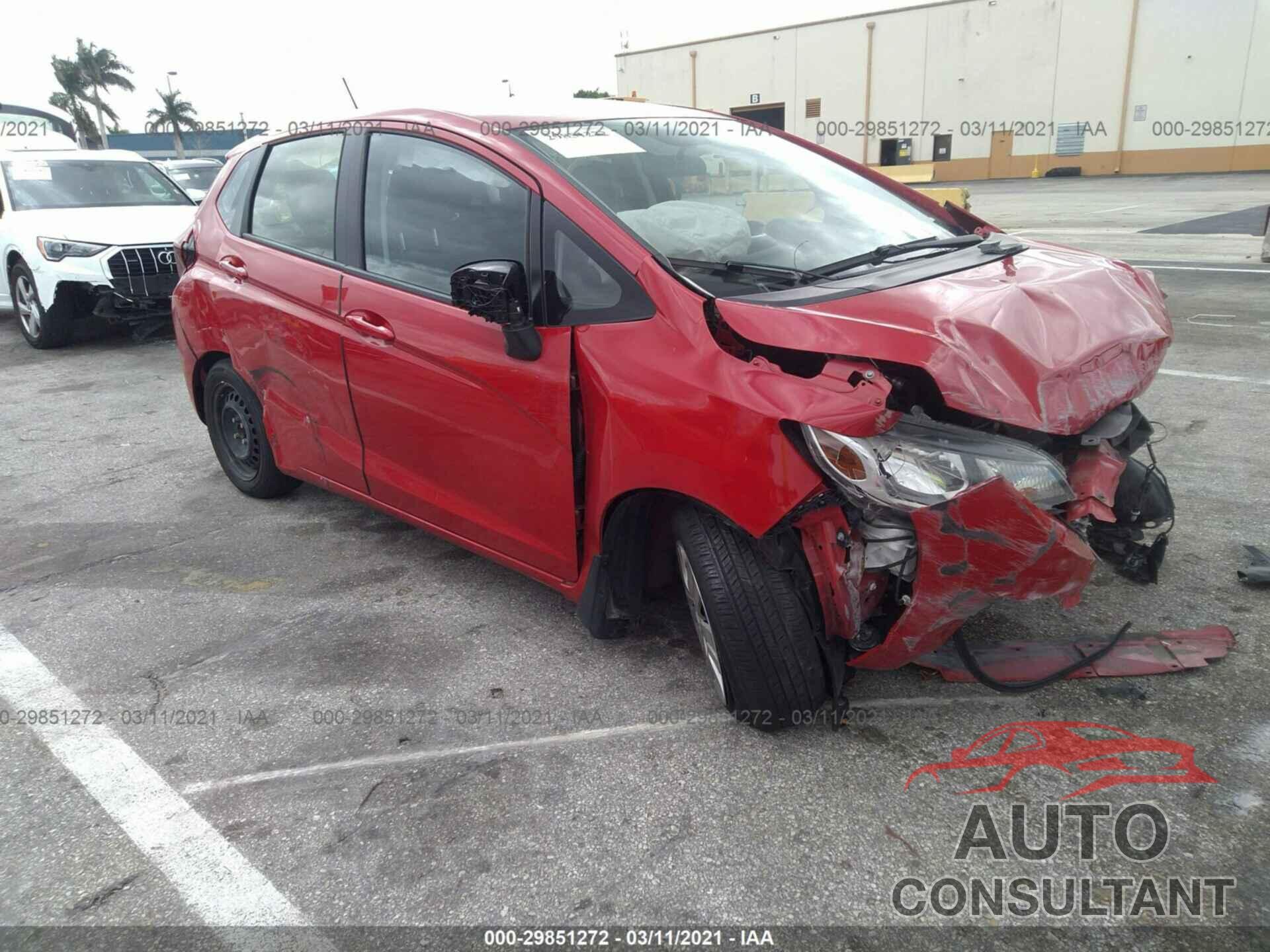 HONDA FIT 2017 - JHMGK5H54HS016626