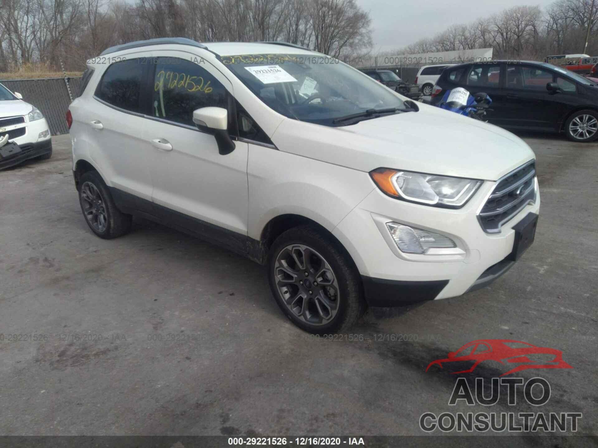 FORD ECOSPORT 2020 - MAJ6S3KL0LC322305