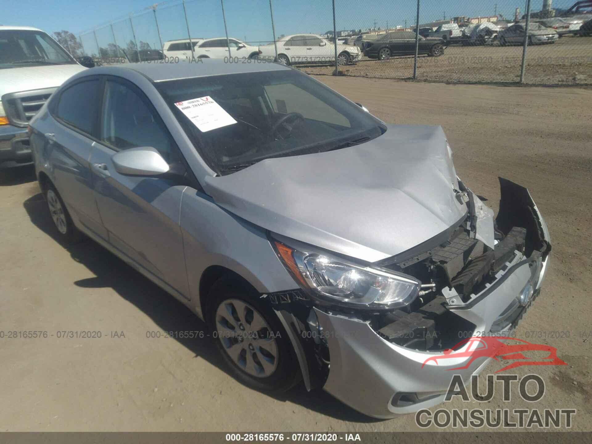 HYUNDAI ACCENT 2016 - KMHCT4AE5GU123958