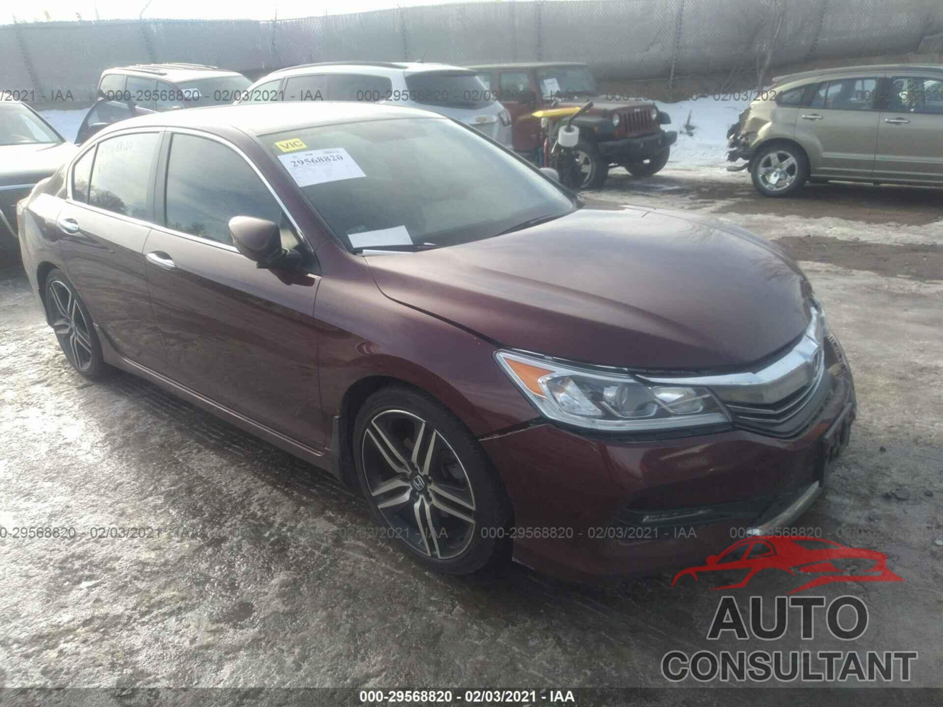 HONDA ACCORD SEDAN 2017 - 1HGCR2F10HA267953