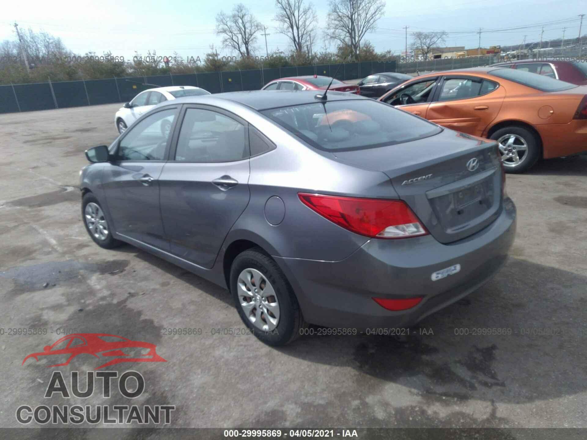 HYUNDAI ACCENT 2016 - KMHCT4AE7GU965653