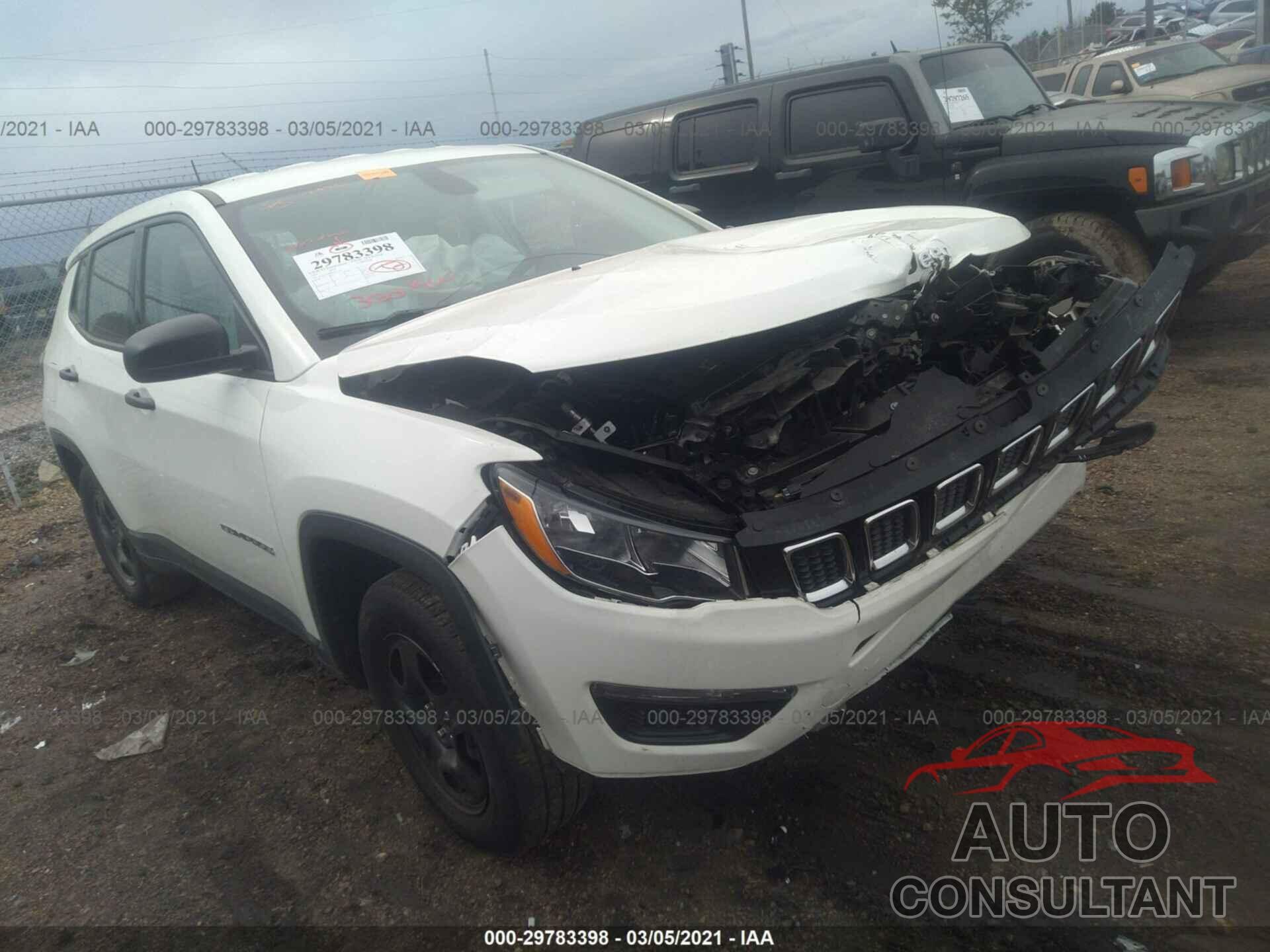 JEEP COMPASS 2019 - 3C4NJCAB8KT815296