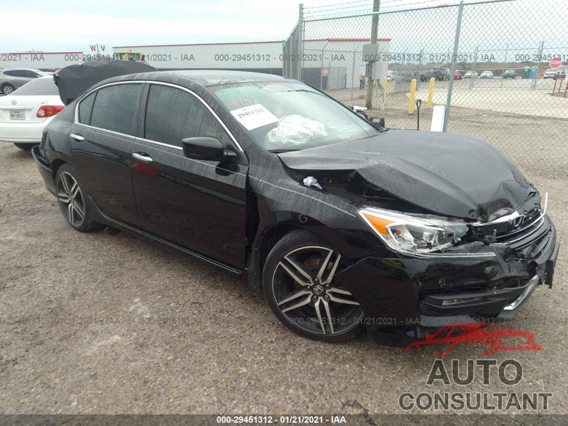 HONDA ACCORD SEDAN 2017 - 1HGCR2F54HA138908