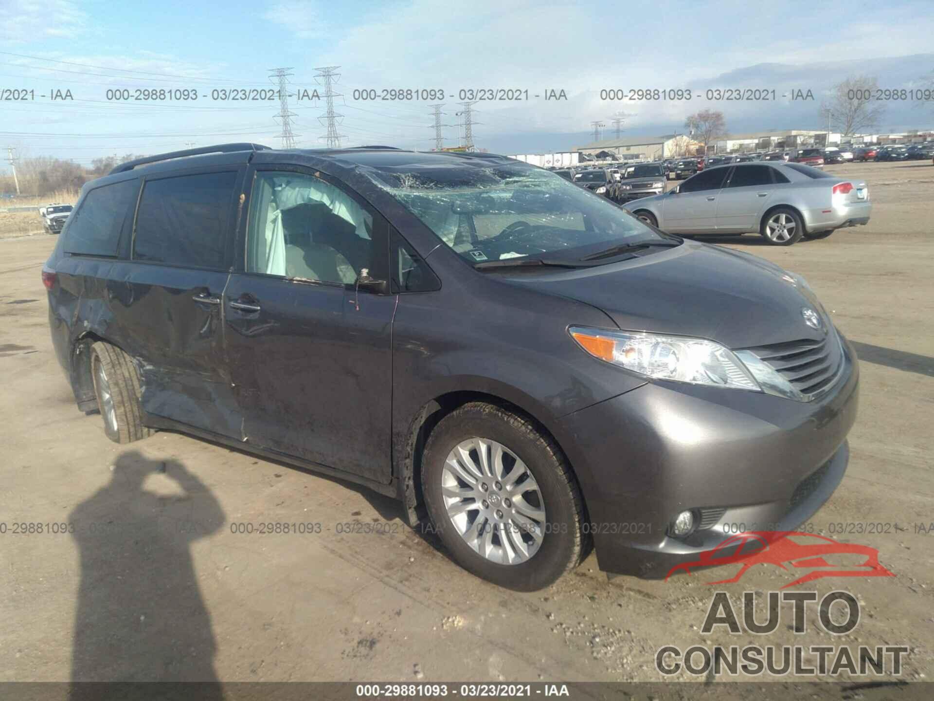 TOYOTA SIENNA 2017 - 5TDYZ3DC8HS894000