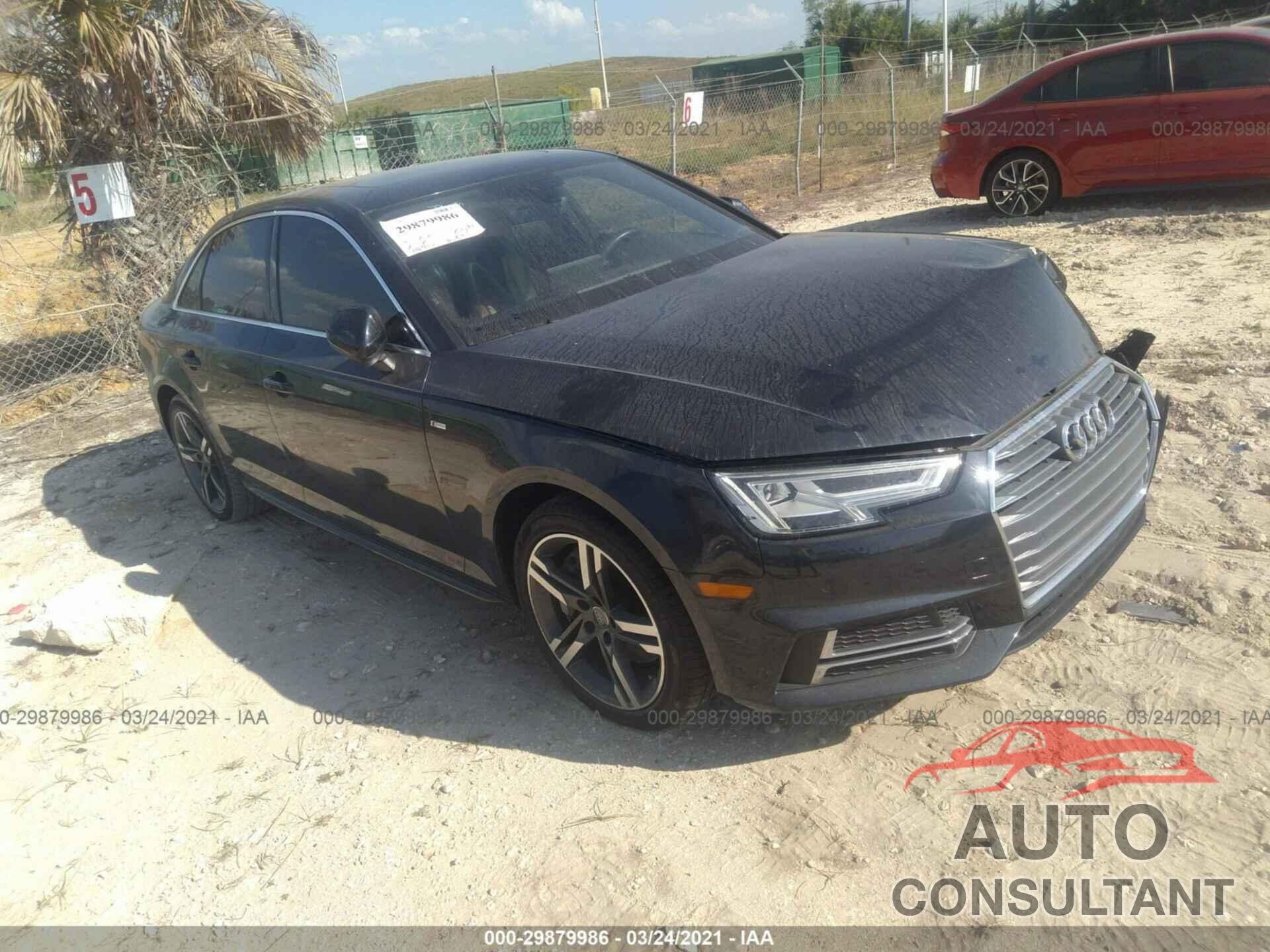 AUDI A4 2017 - WAULNAF46HN008114