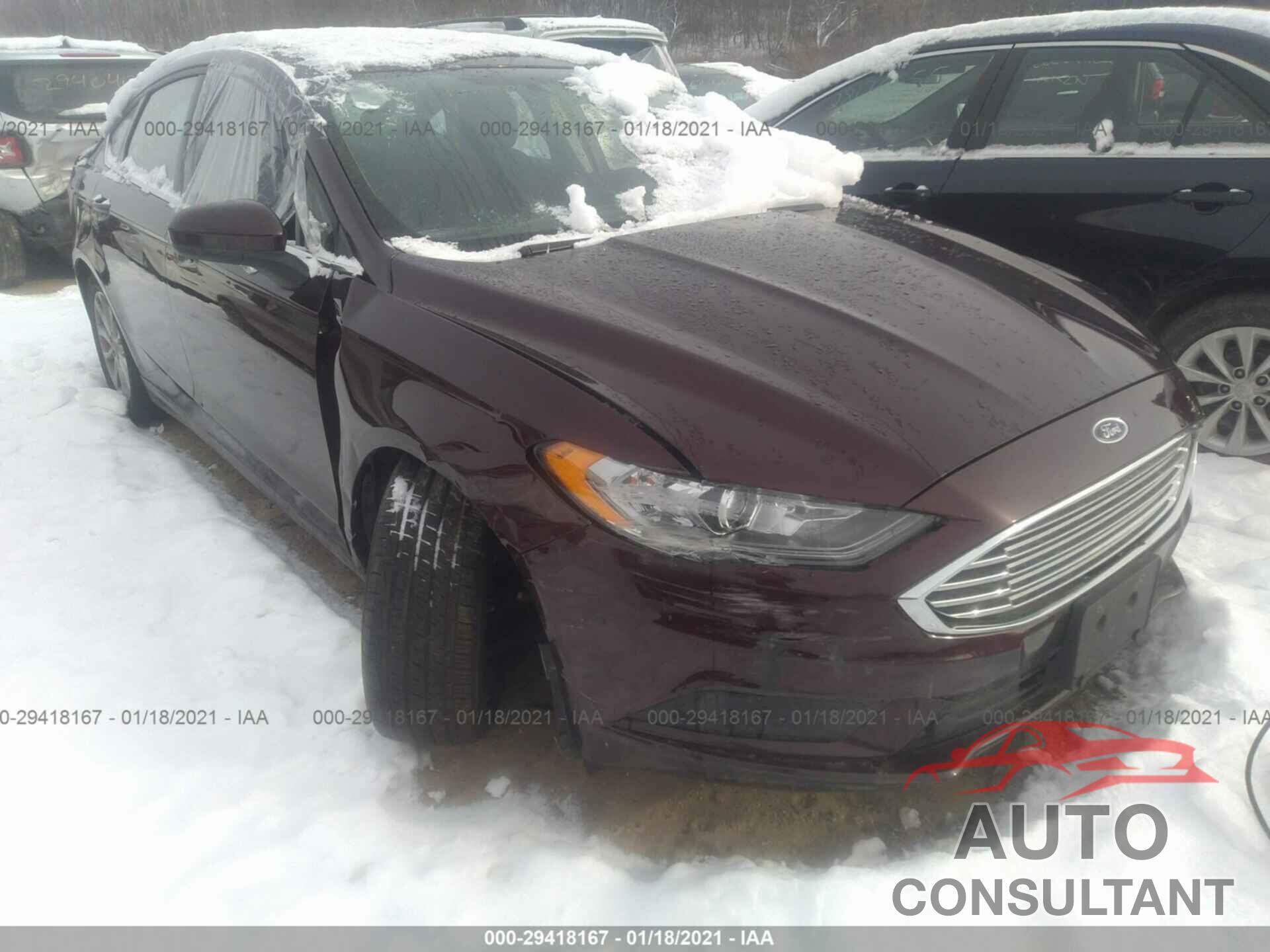 FORD FUSION 2017 - 3FA6P0H72HR187167