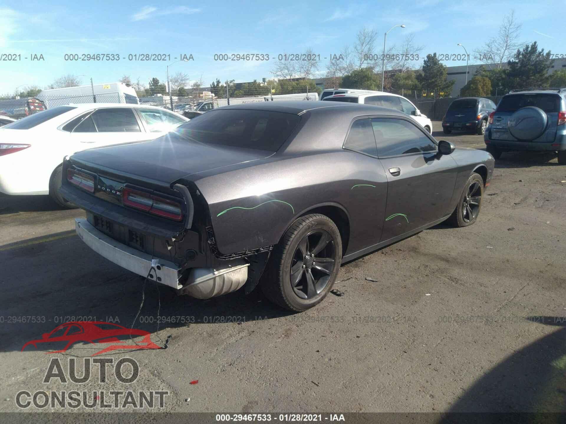 DODGE CHALLENGER 2016 - 2C3CDZAG6GH137827