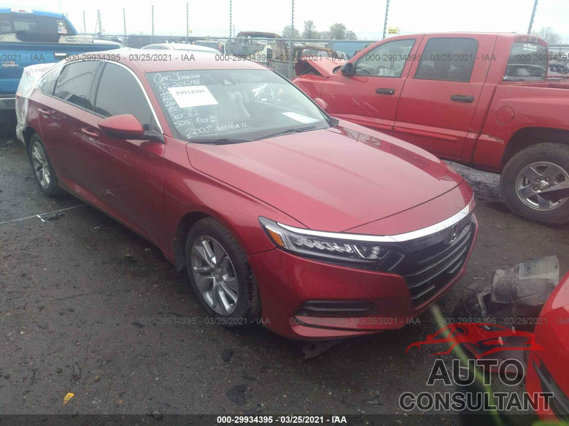 HONDA ACCORD SEDAN 2018 - 1HGCV1F15JA075519