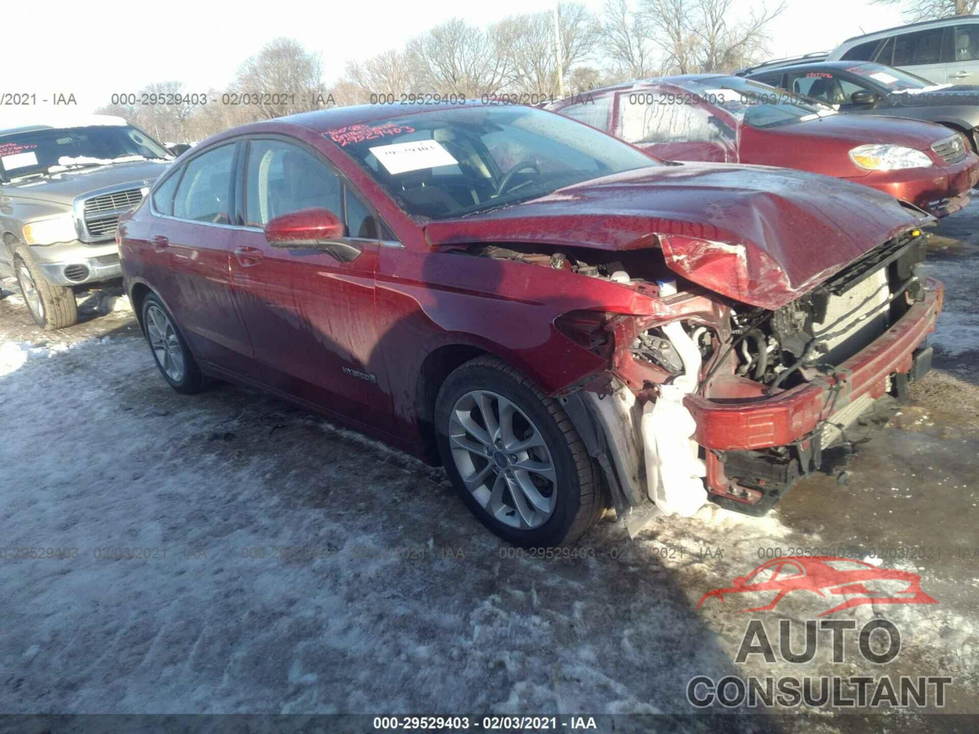 FORD FUSION HYBRID 2019 - 3FA6P0LU7KR172006