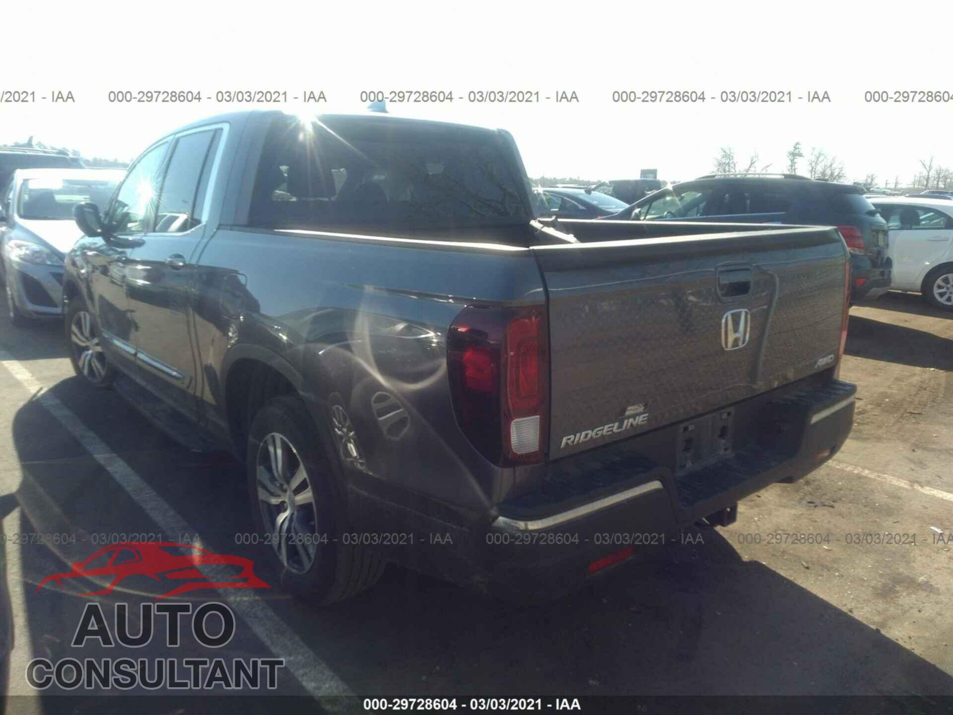 HONDA RIDGELINE 2017 - 5FPYK3F44HB020149