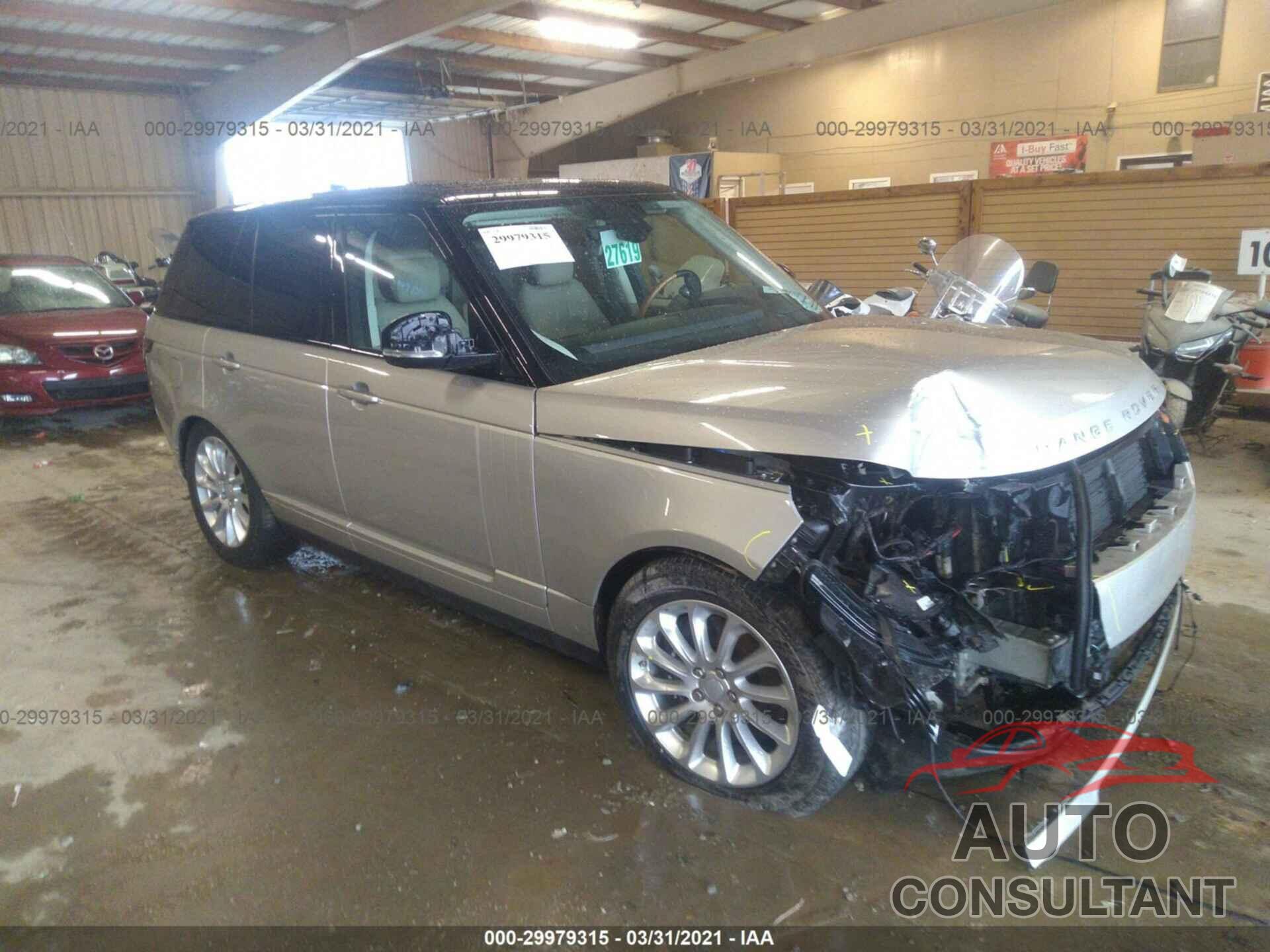 LAND ROVER RANGE ROVER 2018 - SALGS2SV0JA388252