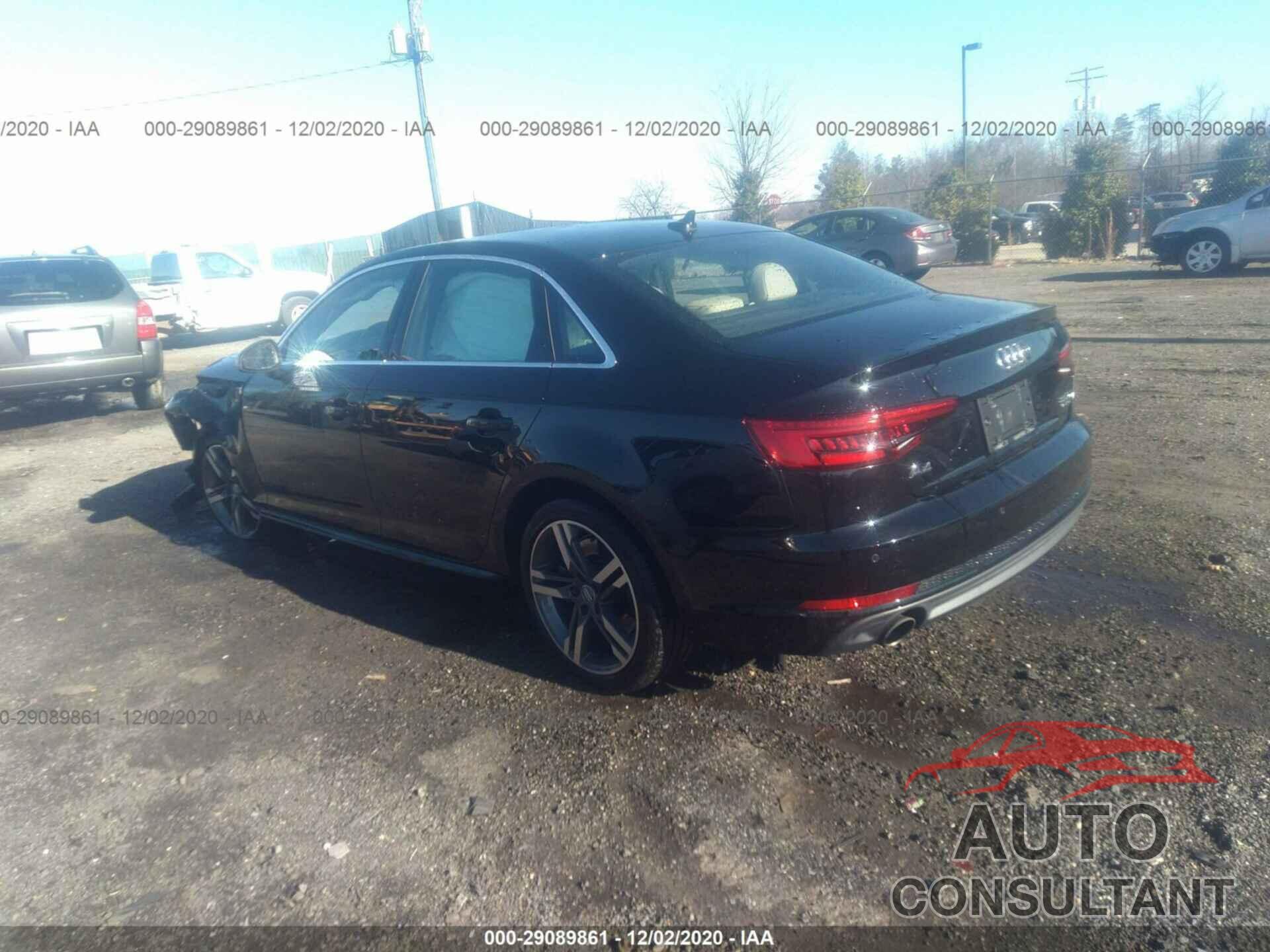 AUDI A4 2017 - WAUFNAF45HN030232