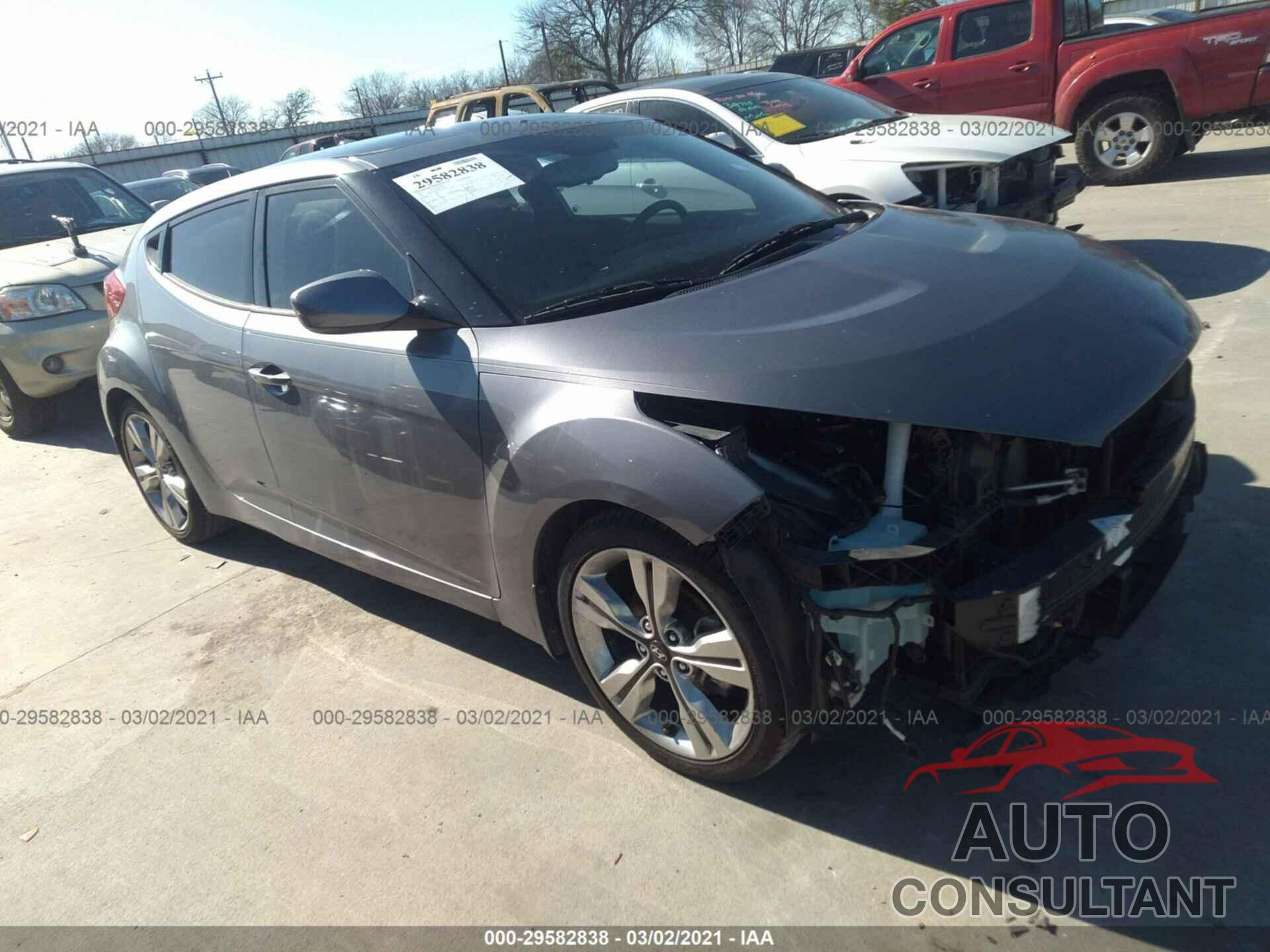 HYUNDAI VELOSTER 2017 - KMHTC6AD8HU316335