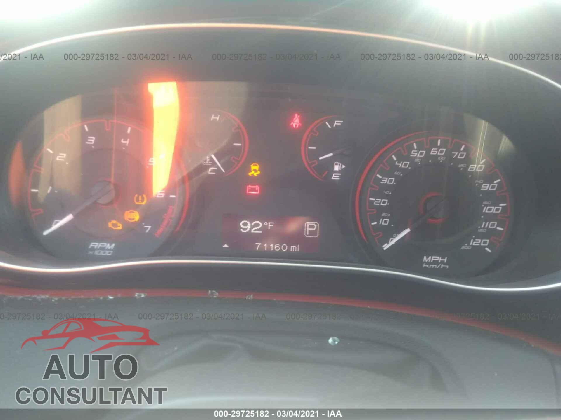 DODGE DART 2016 - 1C3CDFBB2GD629608