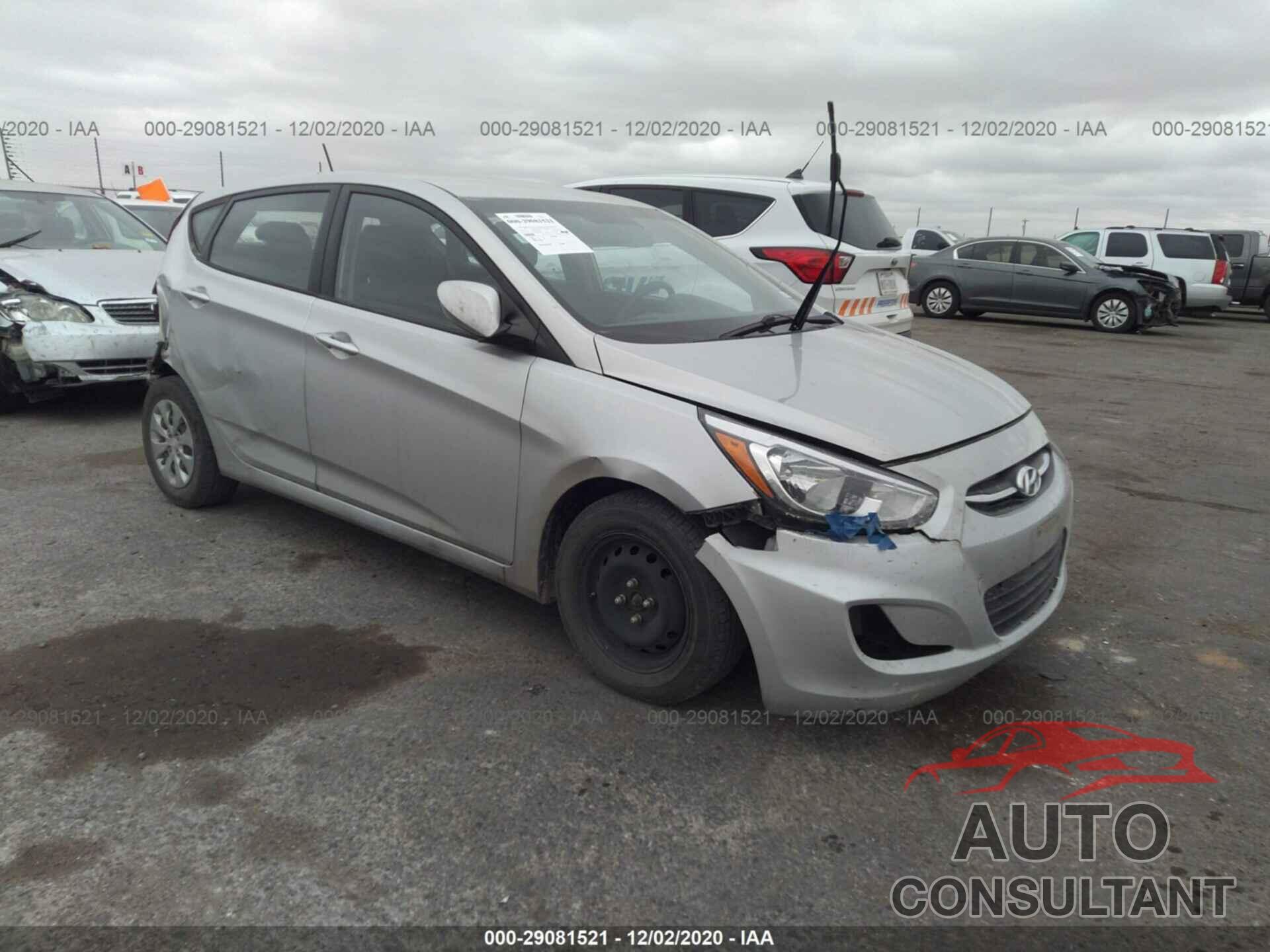 HYUNDAI ACCENT 2016 - KMHCT5AE3GU257731
