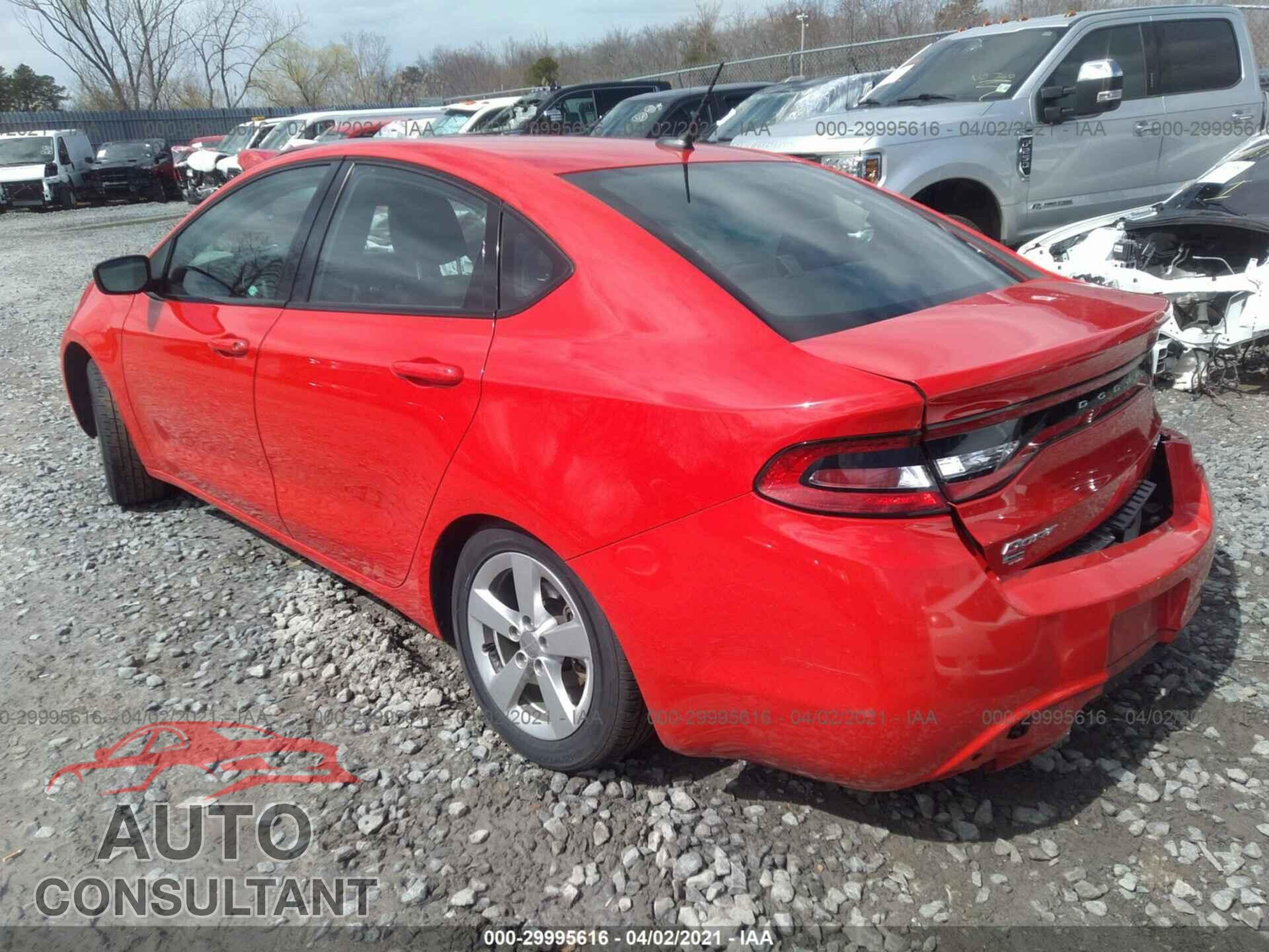 DODGE DART 2016 - 1C3CDFBB4GD689597