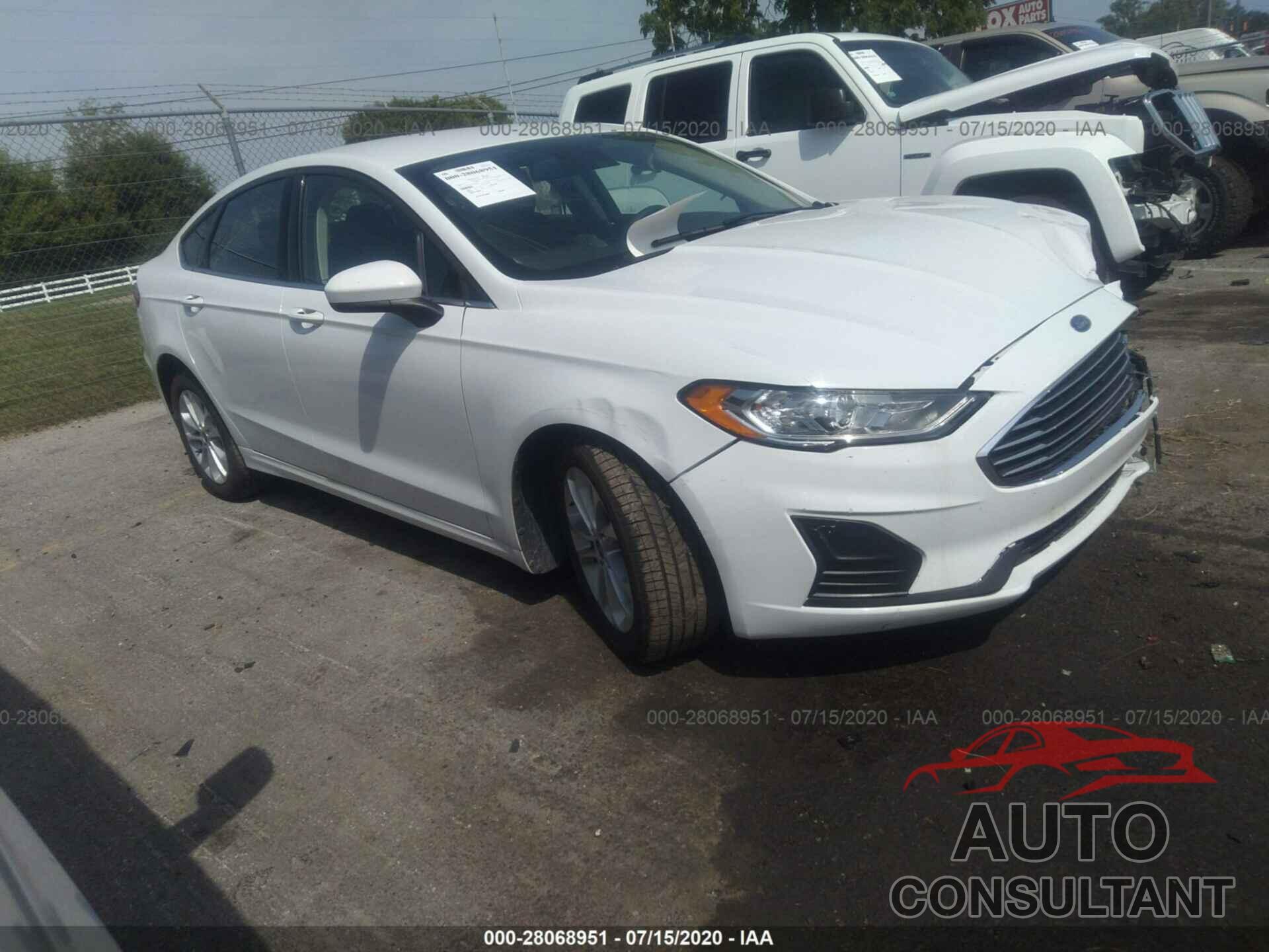FORD FUSION 2020 - 3FA6P0HD6LR119873