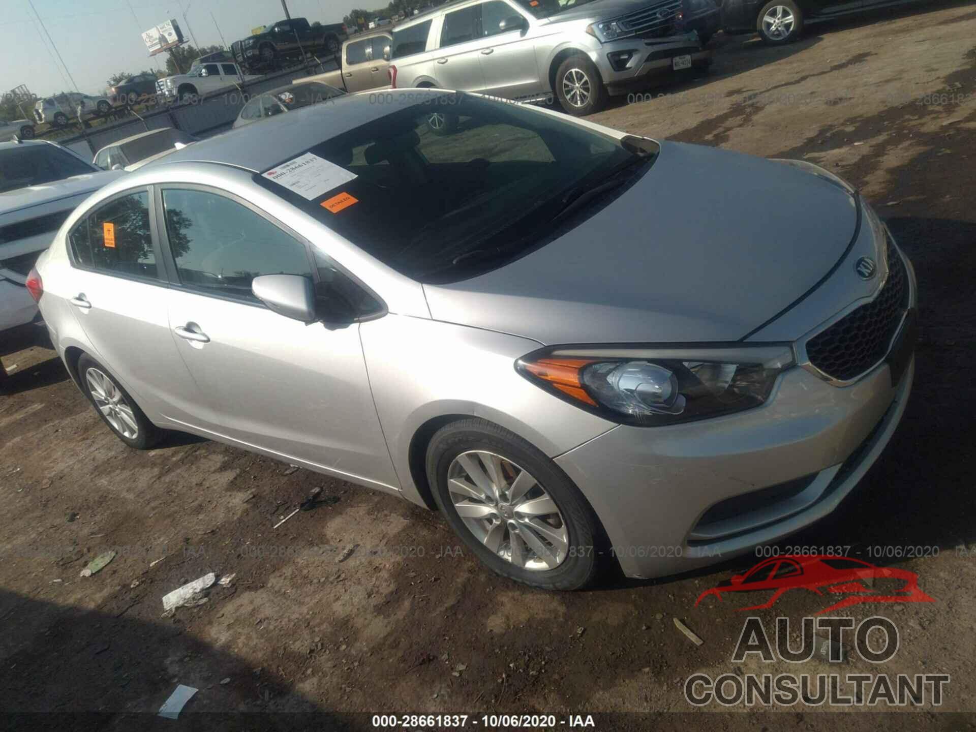 KIA FORTE 2016 - KNAFX4A62G5553789