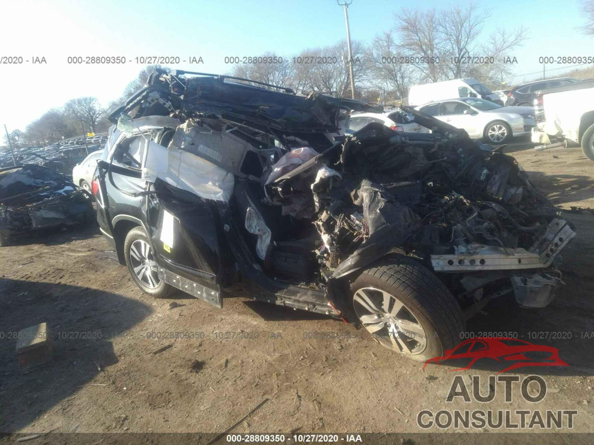 HONDA PILOT 2017 - 5FNYF6H5XHB025411