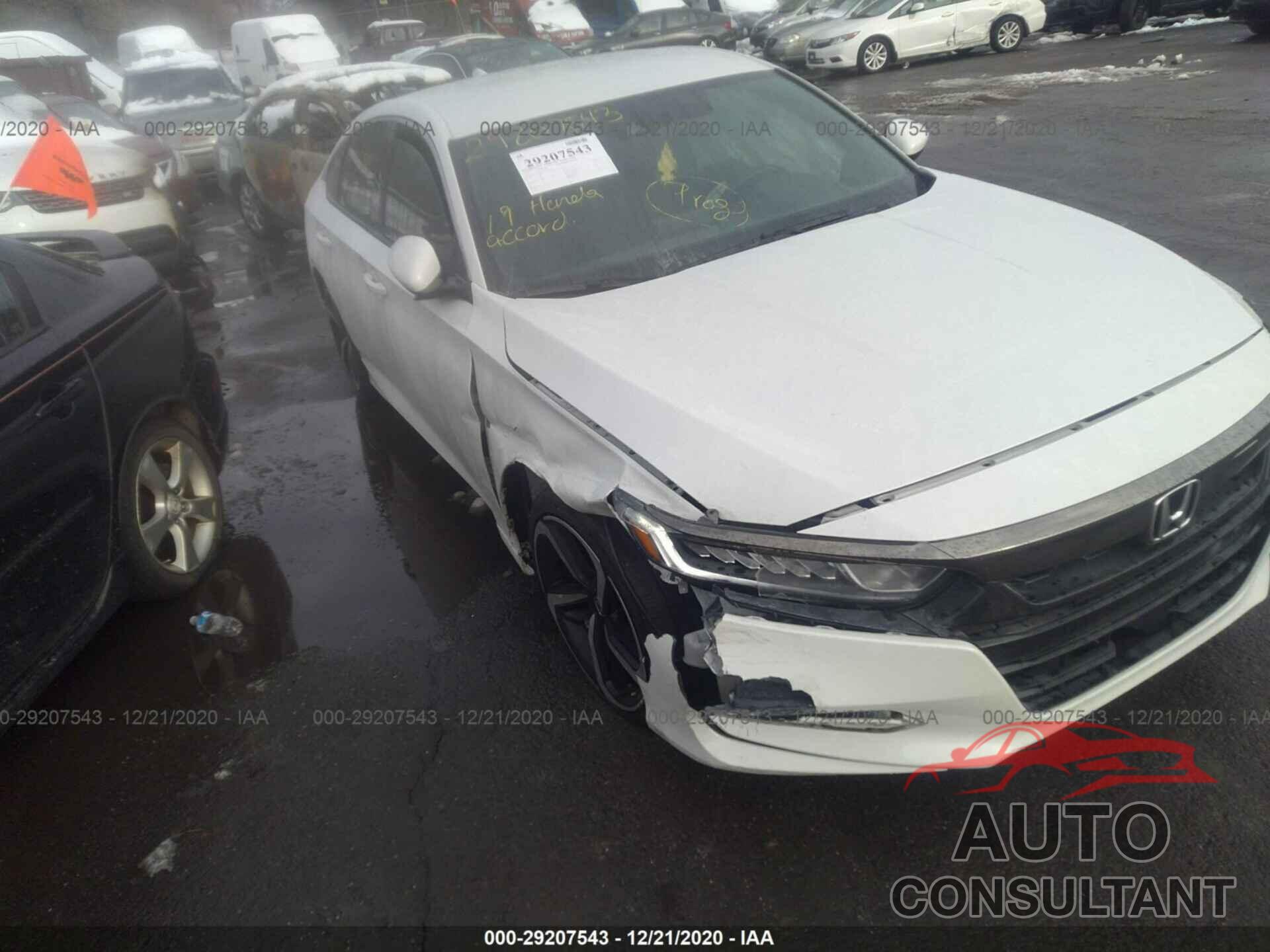 HONDA ACCORD SEDAN 2019 - 1HGCV1F33KA014446