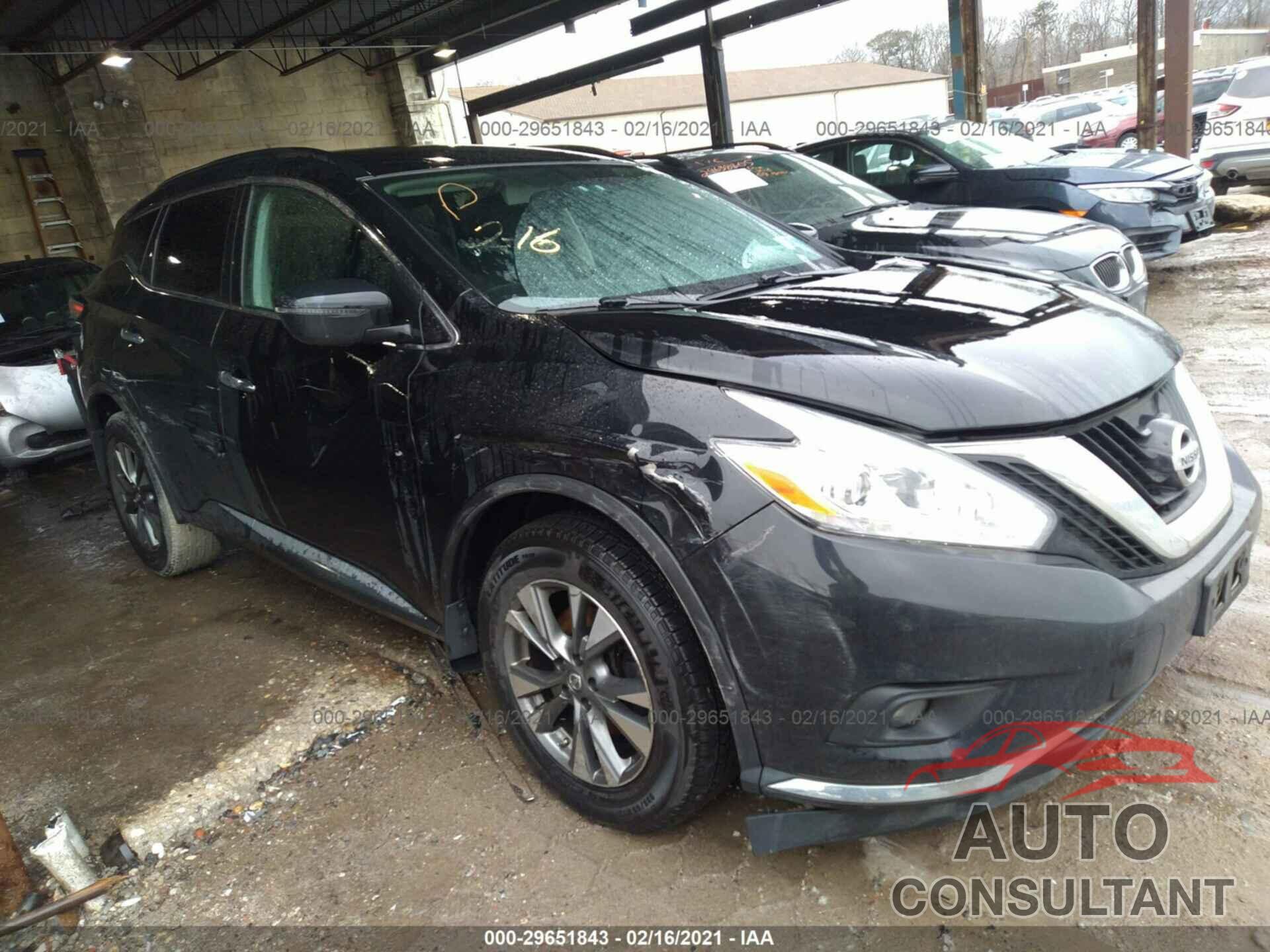 NISSAN MURANO 2016 - 5N1AZ2MH6GN160477