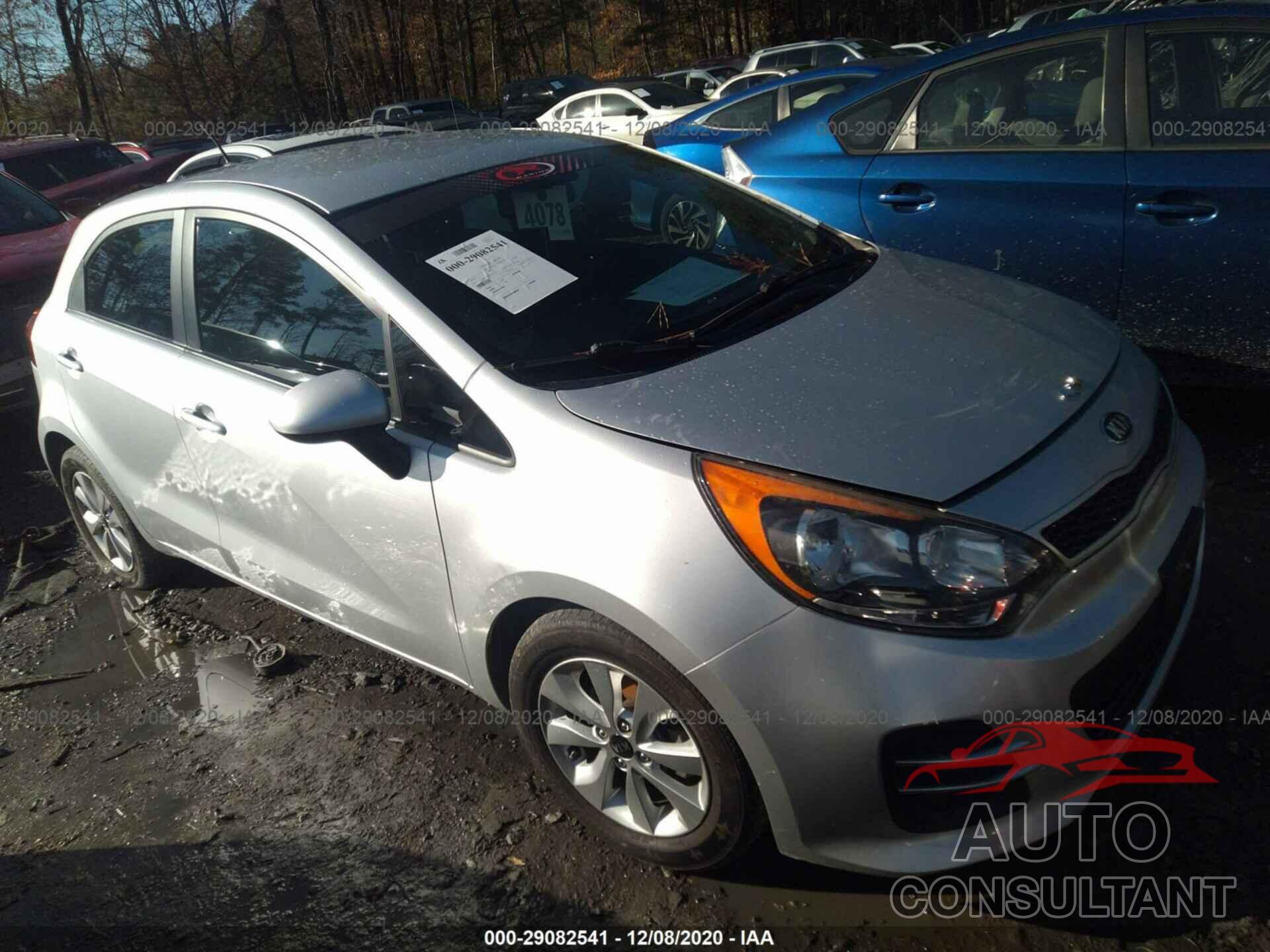 KIA RIO 2016 - KNADN5A36G6633387