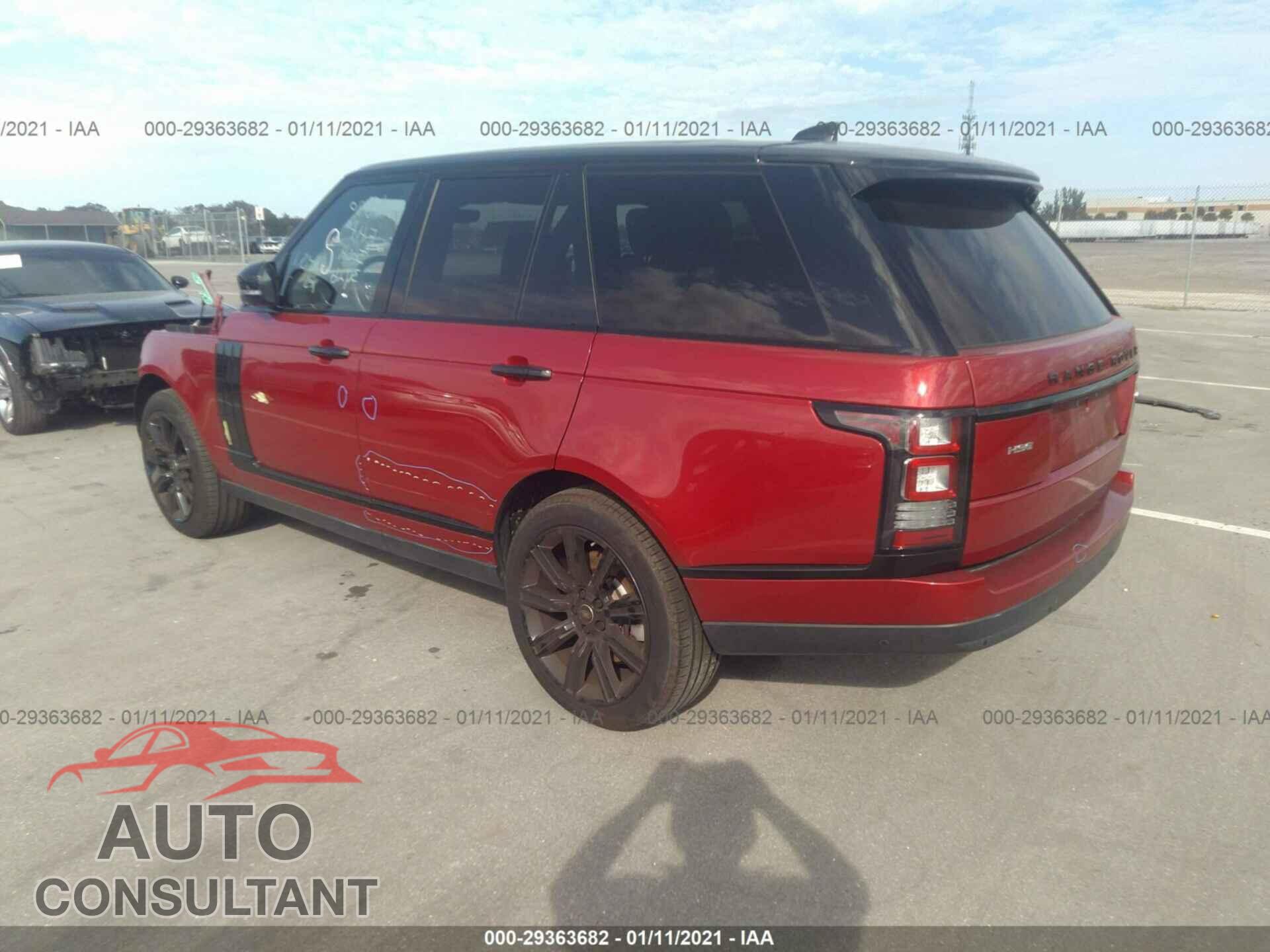 LAND ROVER RANGE ROVER 2017 - SALGS2FV2HA353426