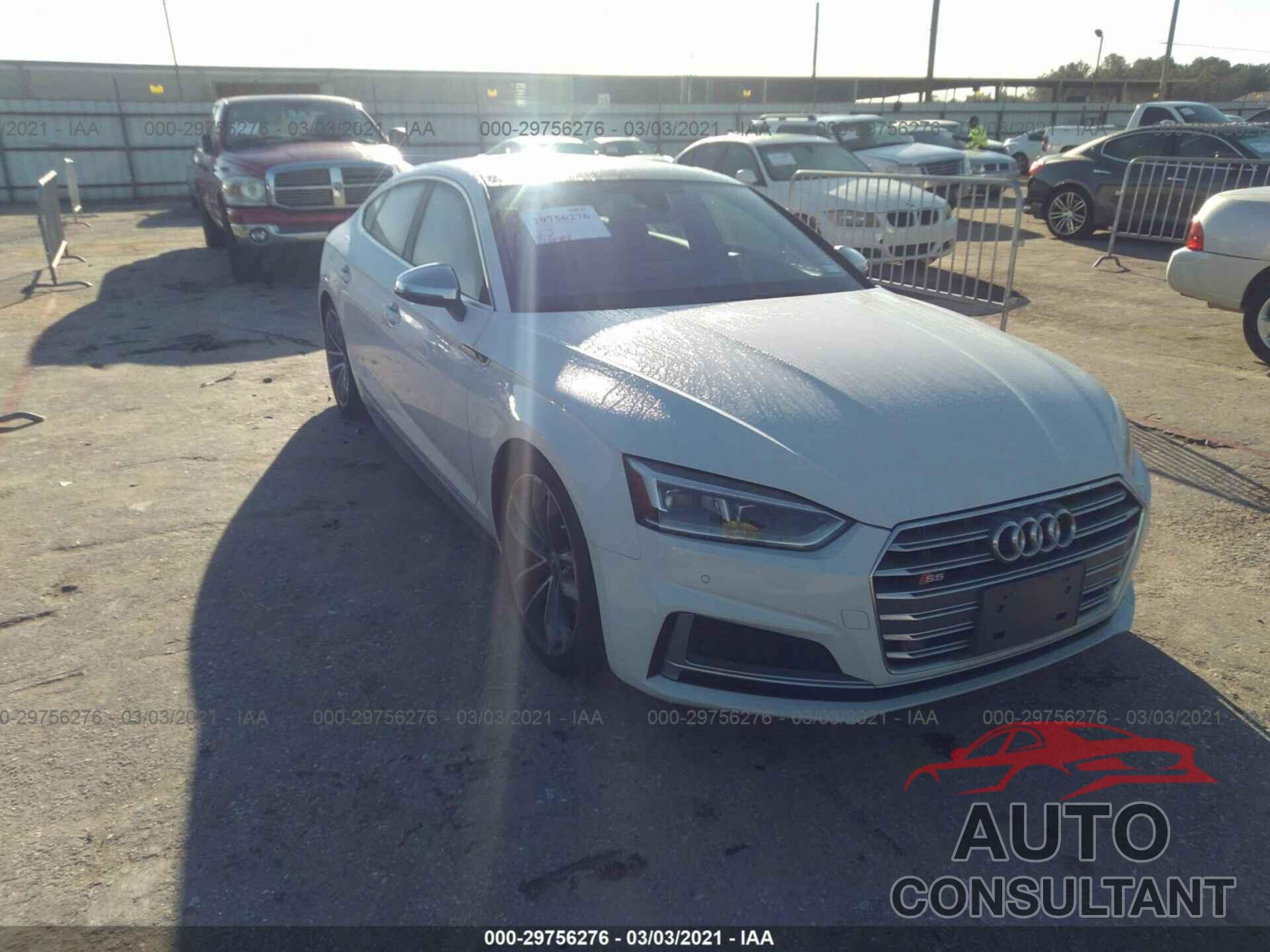 AUDI S5 SPORTBACK 2018 - WAUB4CF57JA010695