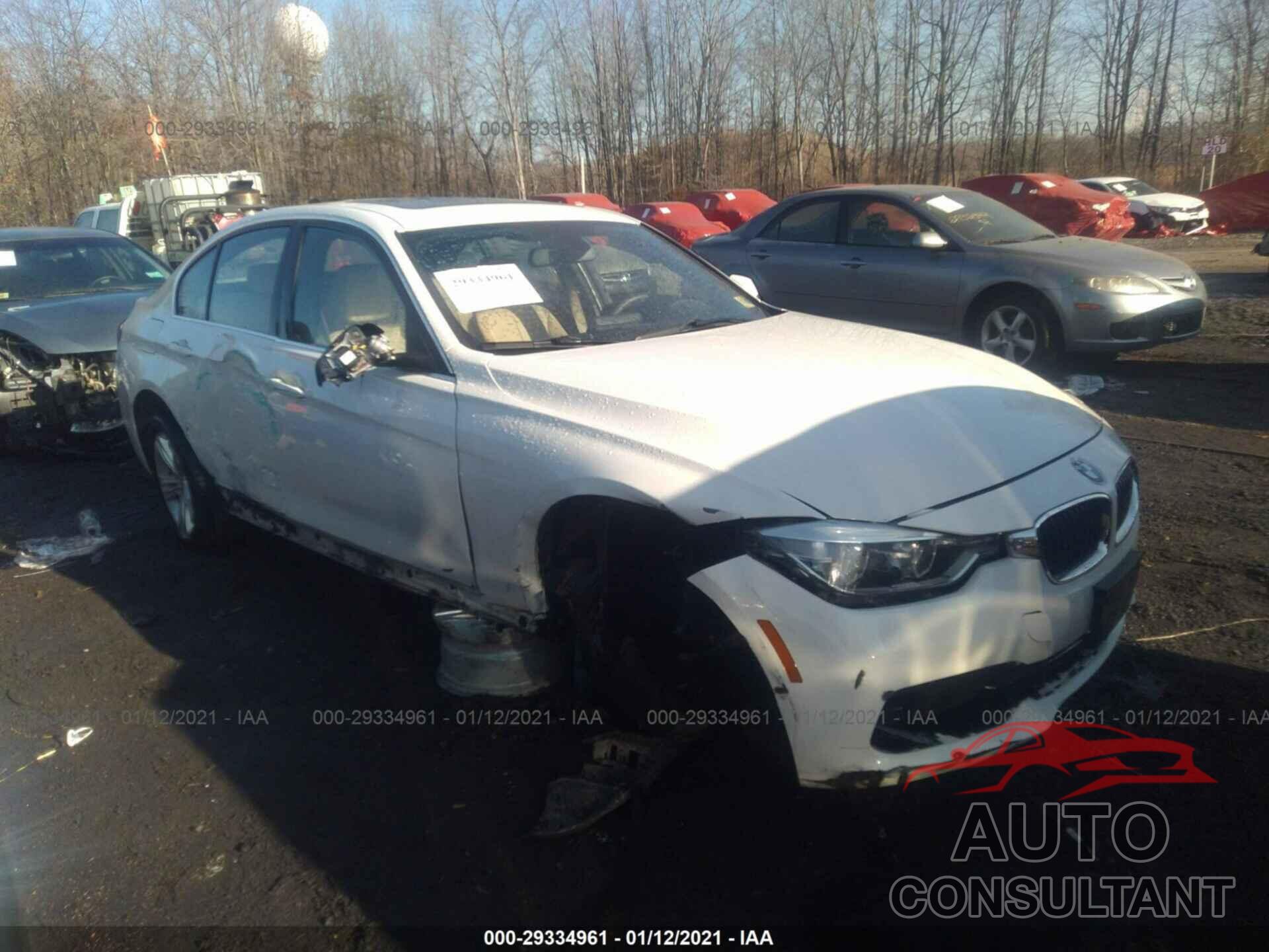 BMW 3 SERIES 2017 - WBA8D9G51HNU59921