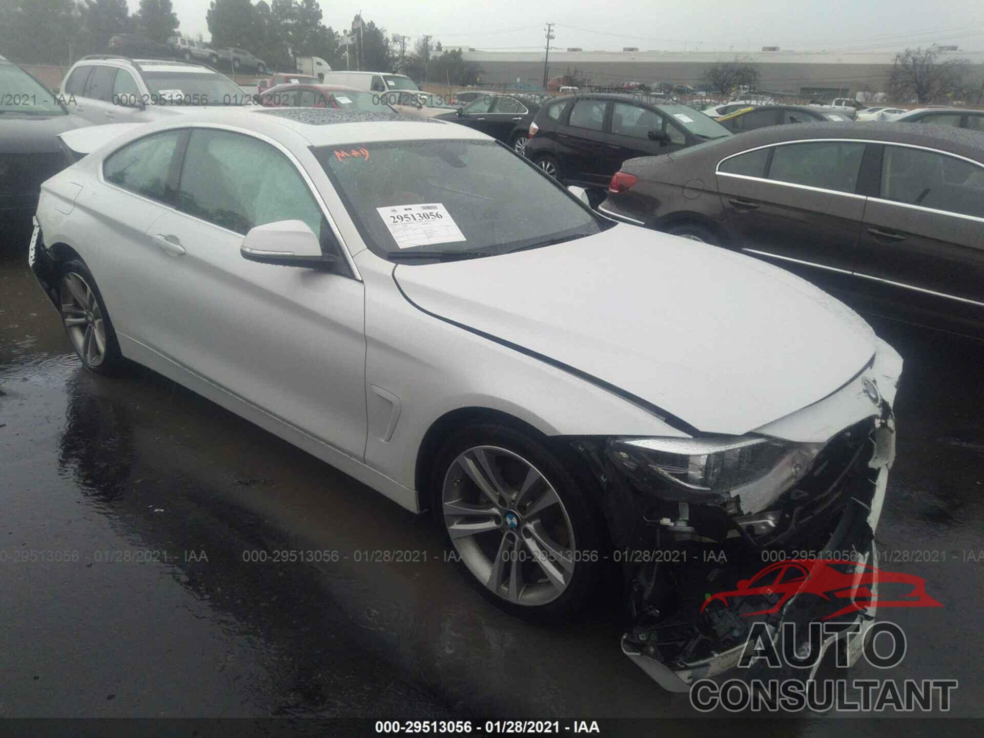 BMW 4 SERIES 2018 - WBA4W3C58JAB87492