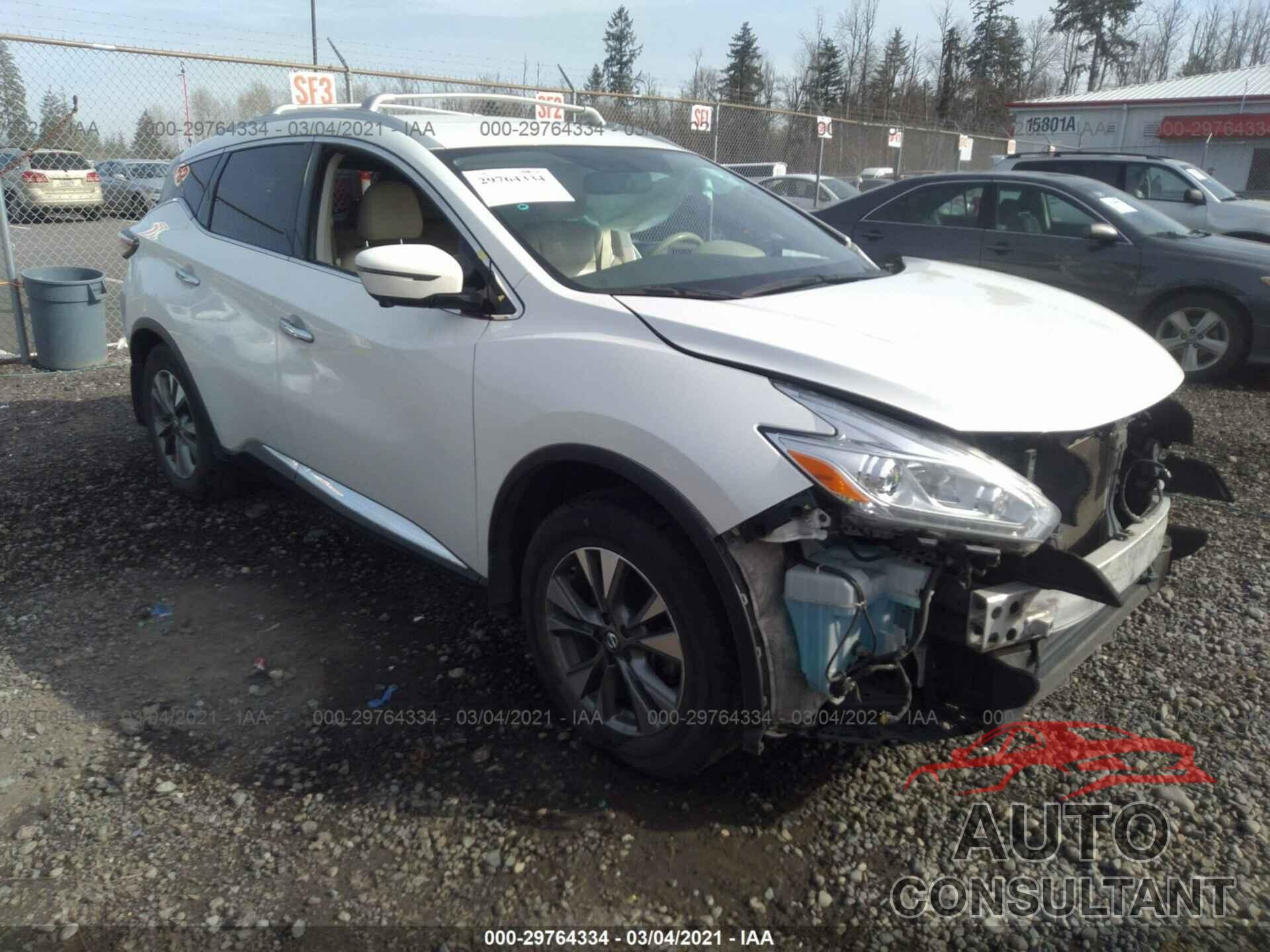 NISSAN MURANO 2016 - 5N1AZ2MH0GN156411