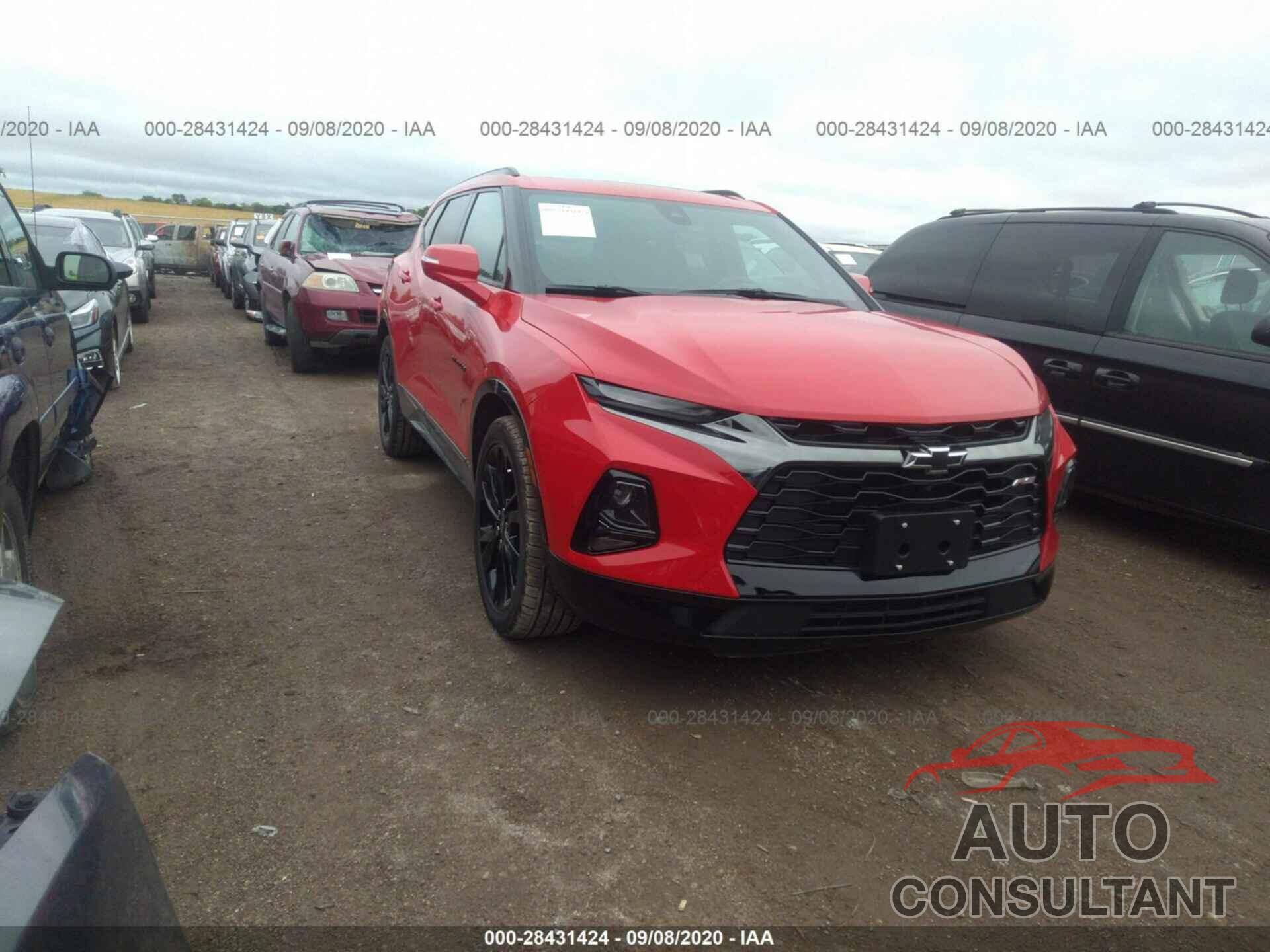 CHEVROLET BLAZER 2020 - 3GNKBKRS0LS651118