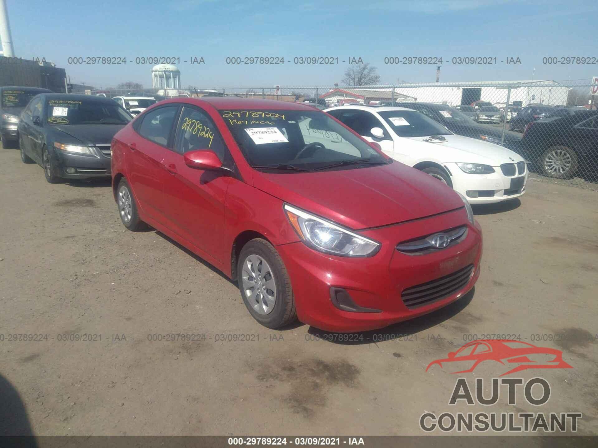 HYUNDAI ACCENT 2017 - KMHCT4AEXHU252778