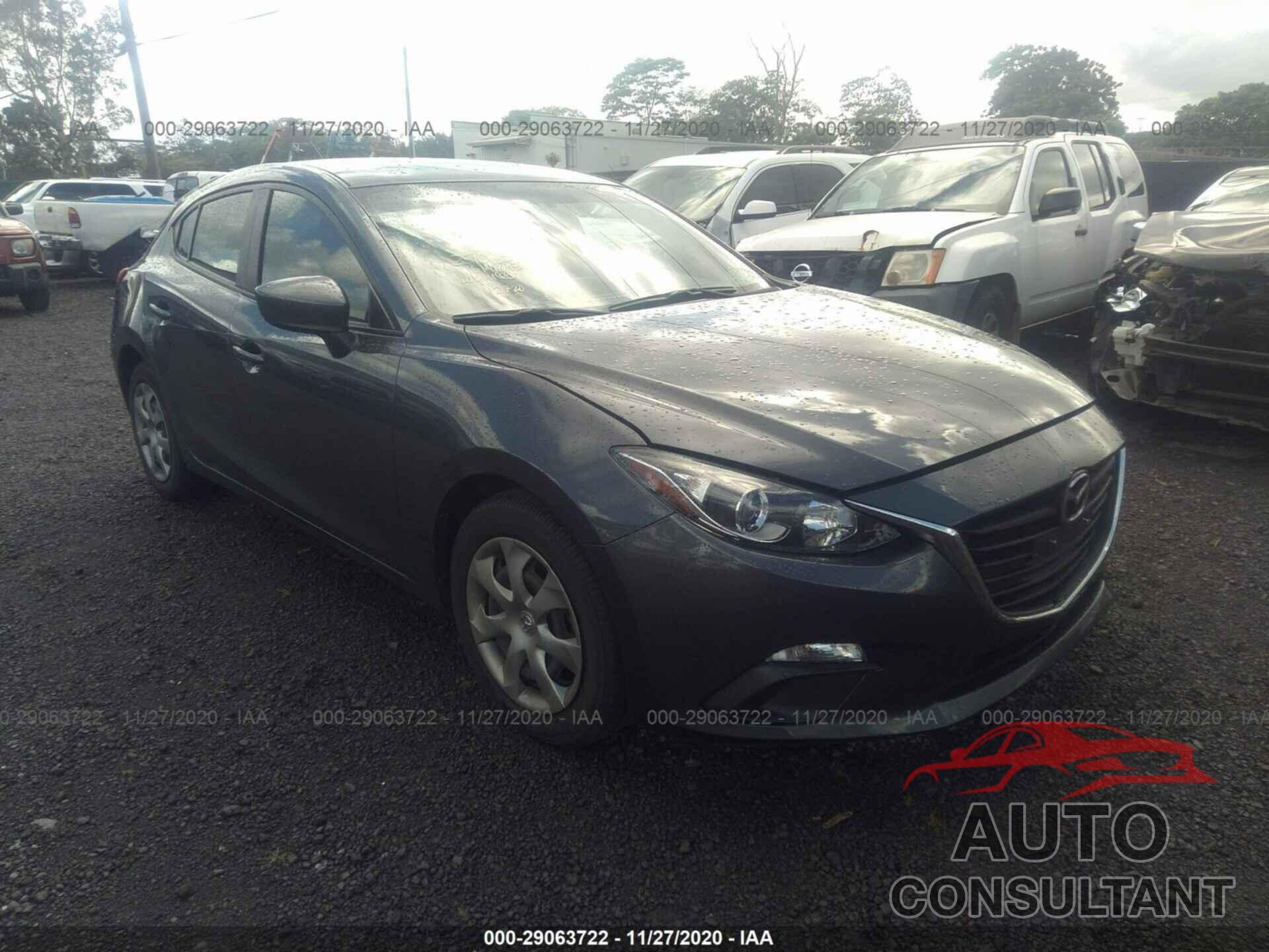 MAZDA MAZDA3 2016 - JM1BM1J75G1335239