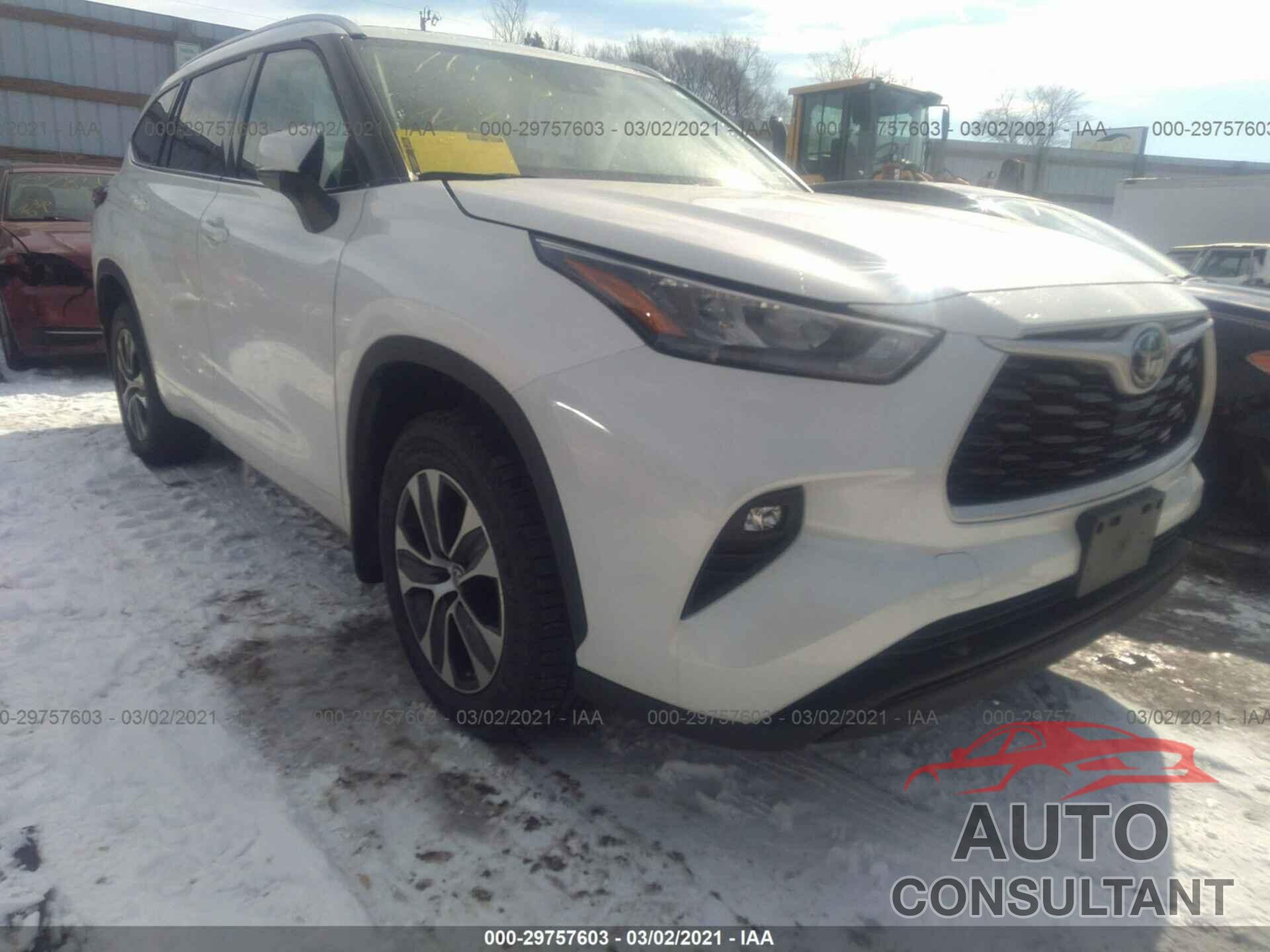 TOYOTA HIGHLANDER 2020 - 5TDGZRBH0LS052838