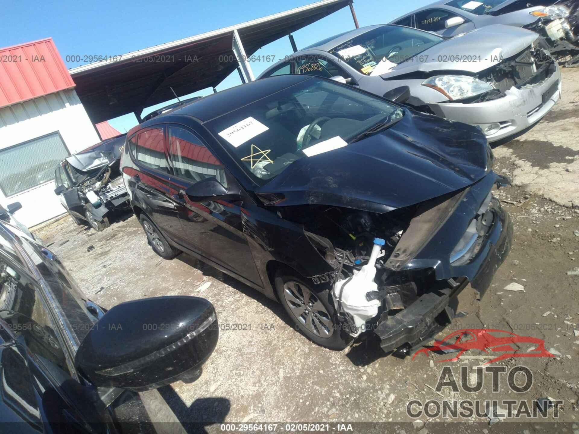 HYUNDAI ACCENT 2017 - KMHCT5AE3HU360133