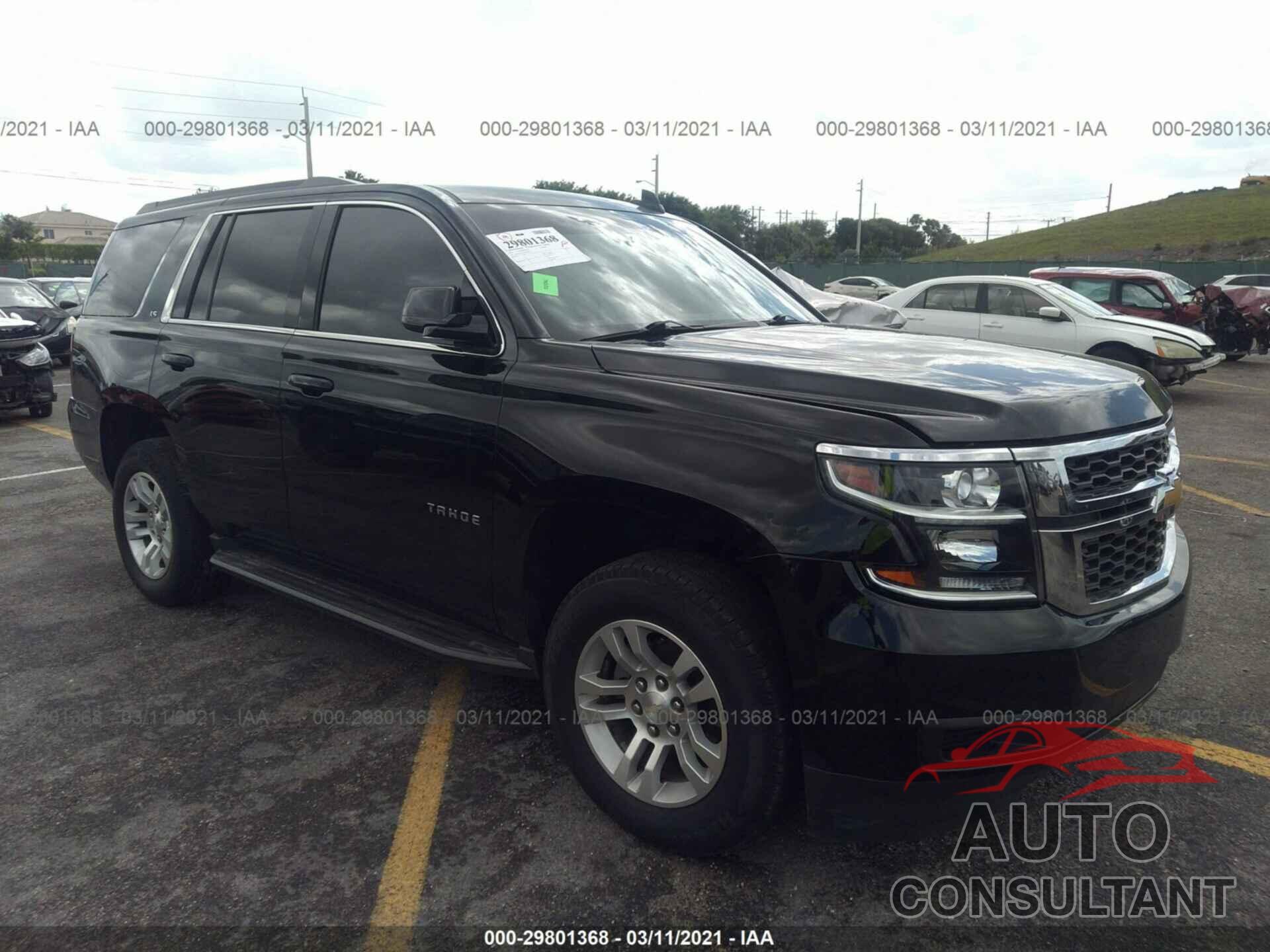 CHEVROLET TAHOE 2016 - 1GNSCAKC6GR350436