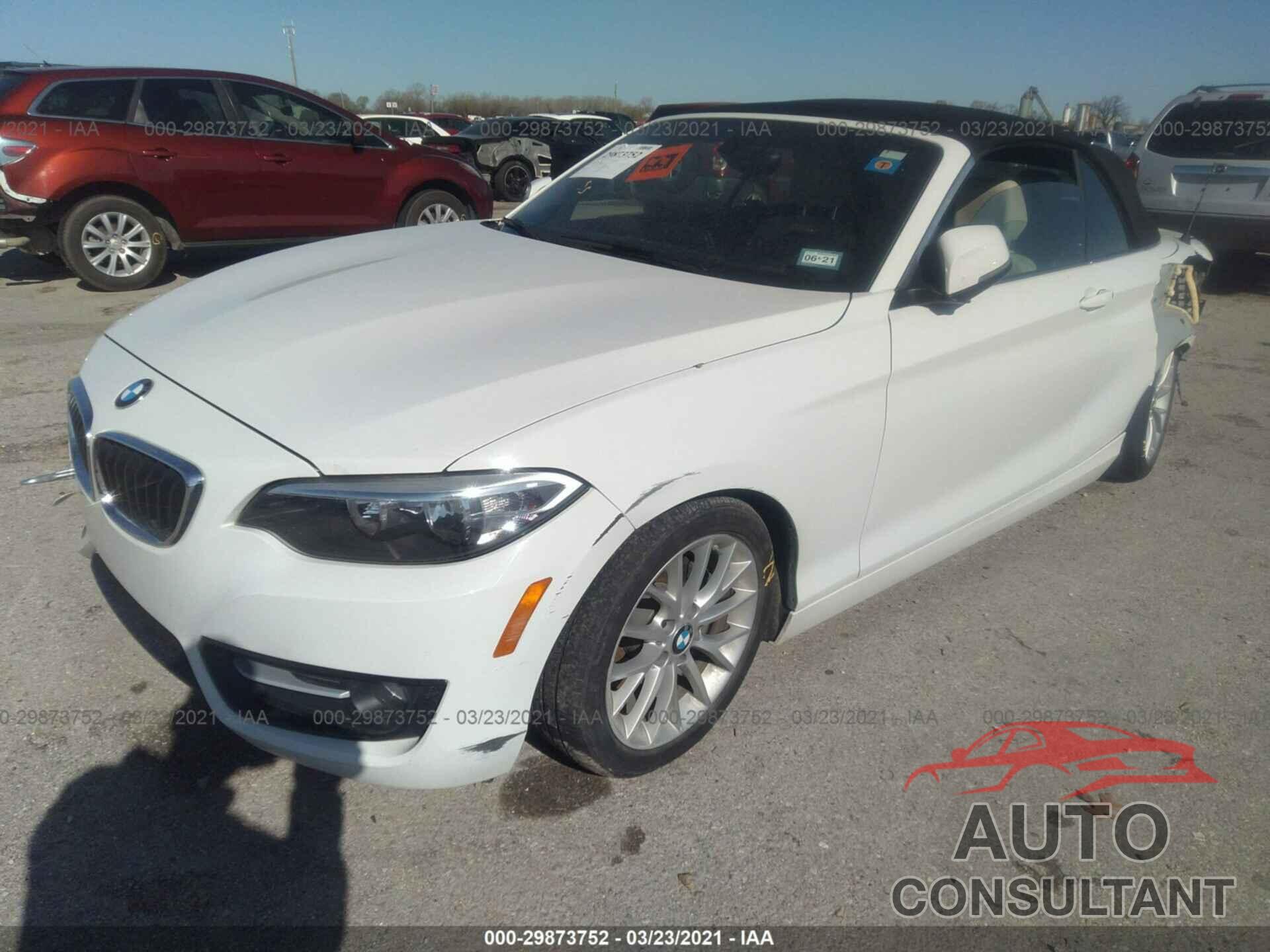 BMW 2 SERIES 2016 - WBA1K9C52GV710537