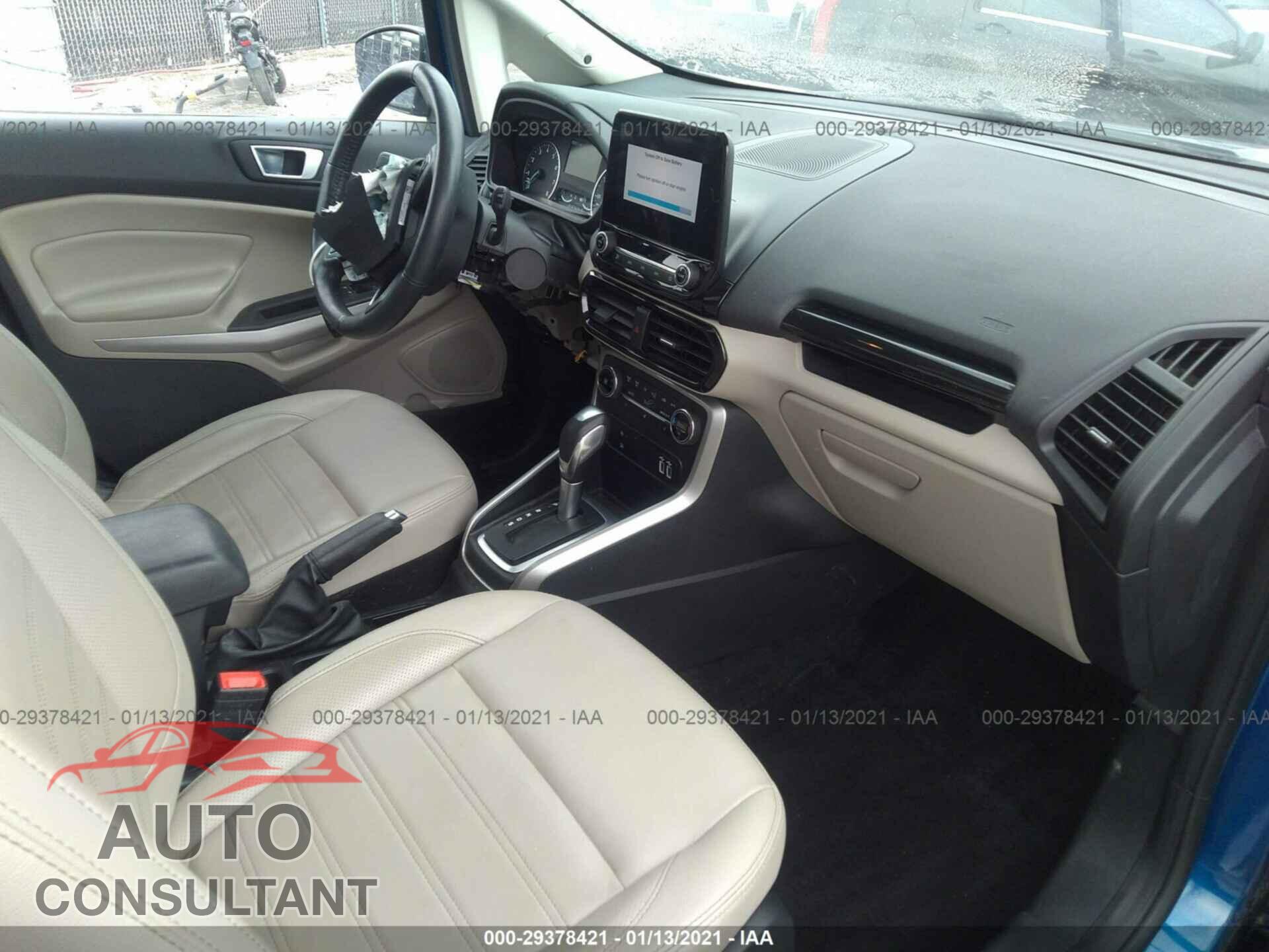 FORD ECOSPORT 2019 - MAJ6S3KL6KC288742