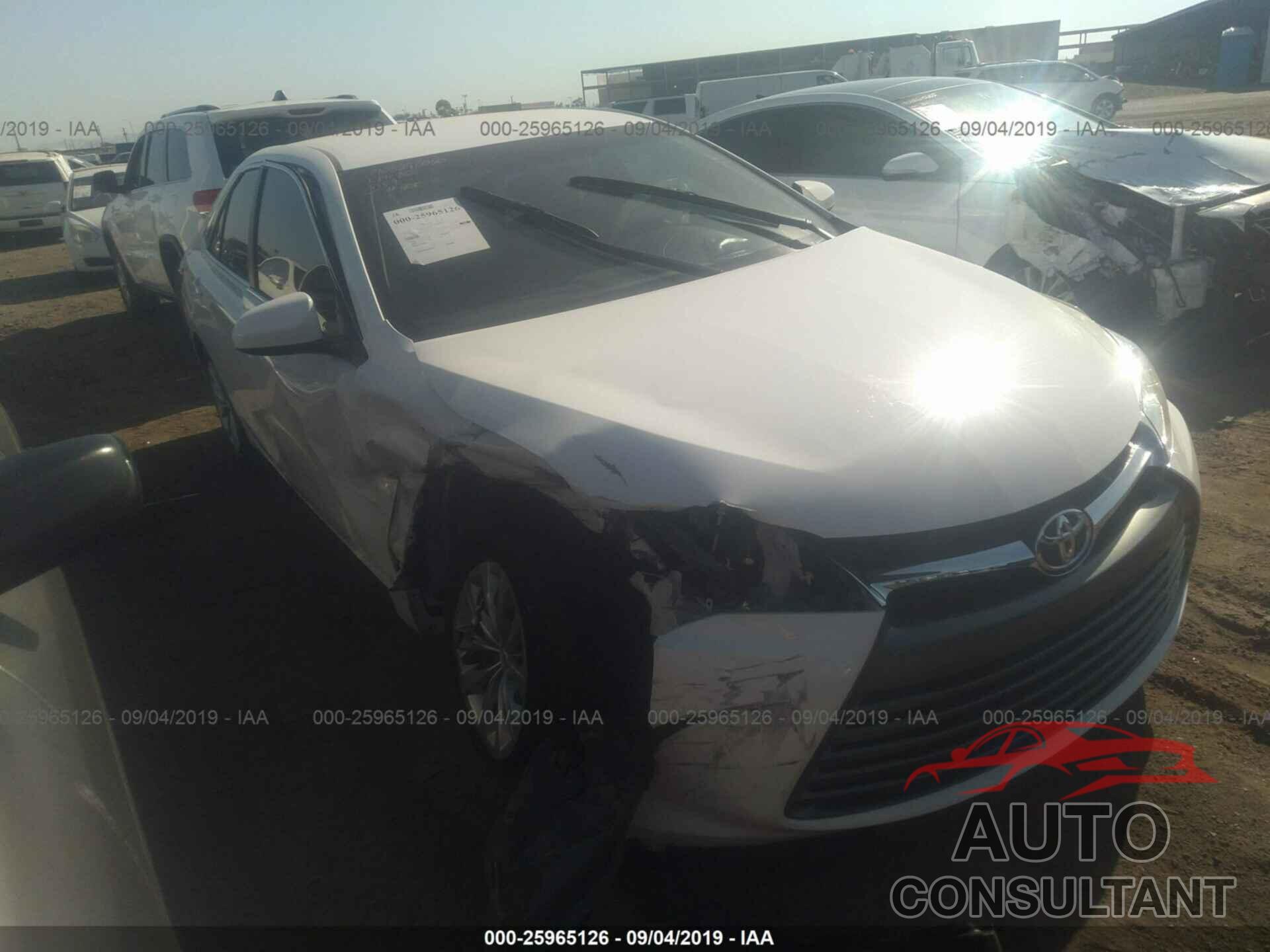 TOYOTA CAMRY 2016 - 4T4BF1FK6GR565105