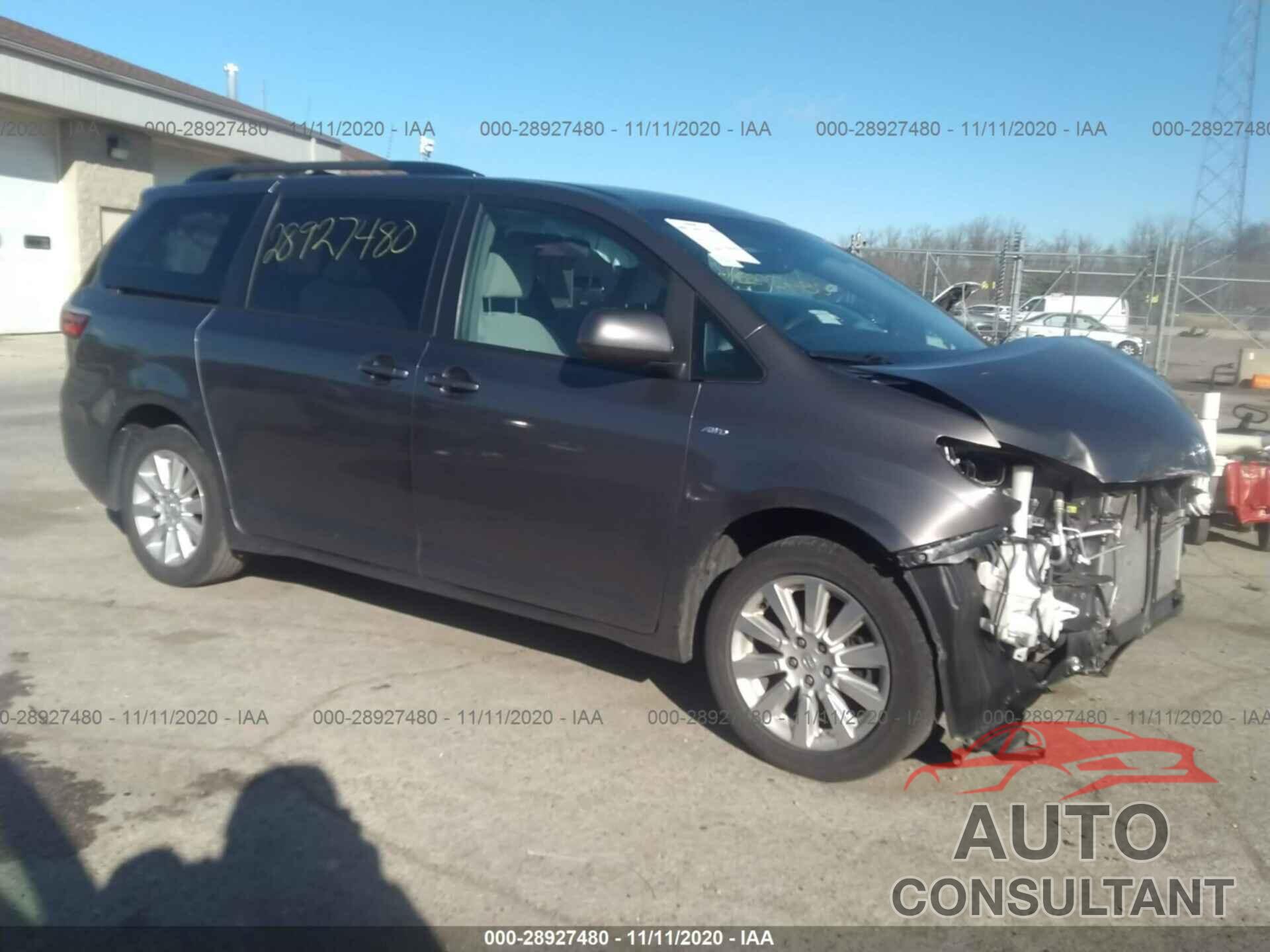 TOYOTA SIENNA 2016 - 5TDJK3DC3GS131368