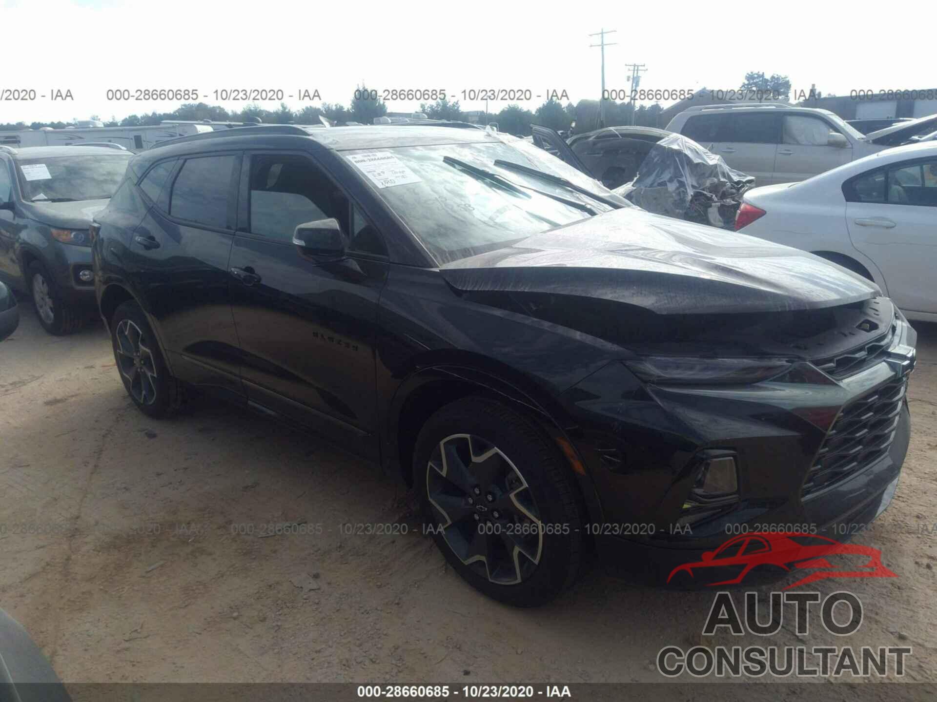 CHEVROLET BLAZER 2020 - 3GNKBERS4LS554361