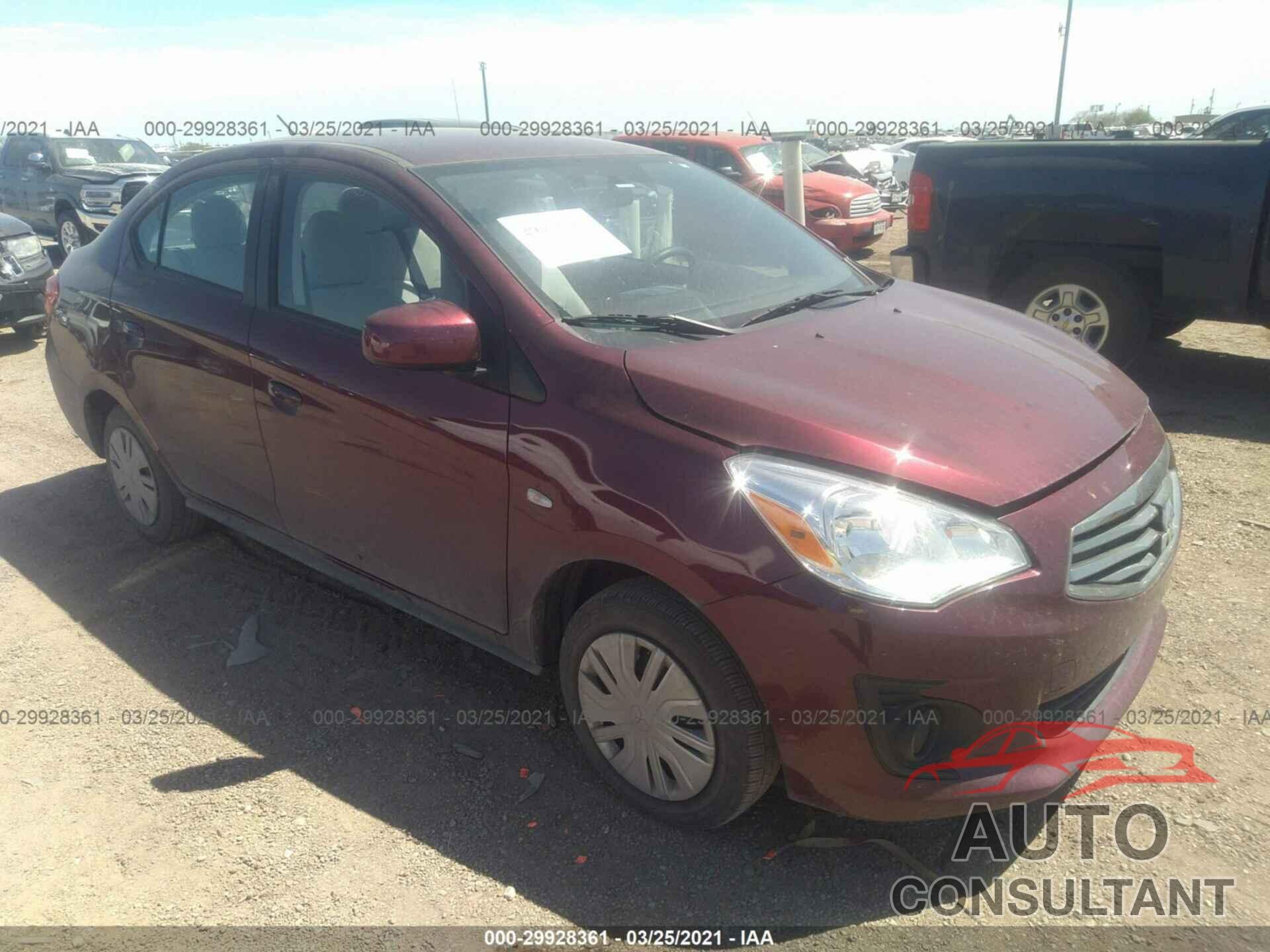 MITSUBISHI MIRAGE G4 2019 - ML32F3FJ0KHF05314