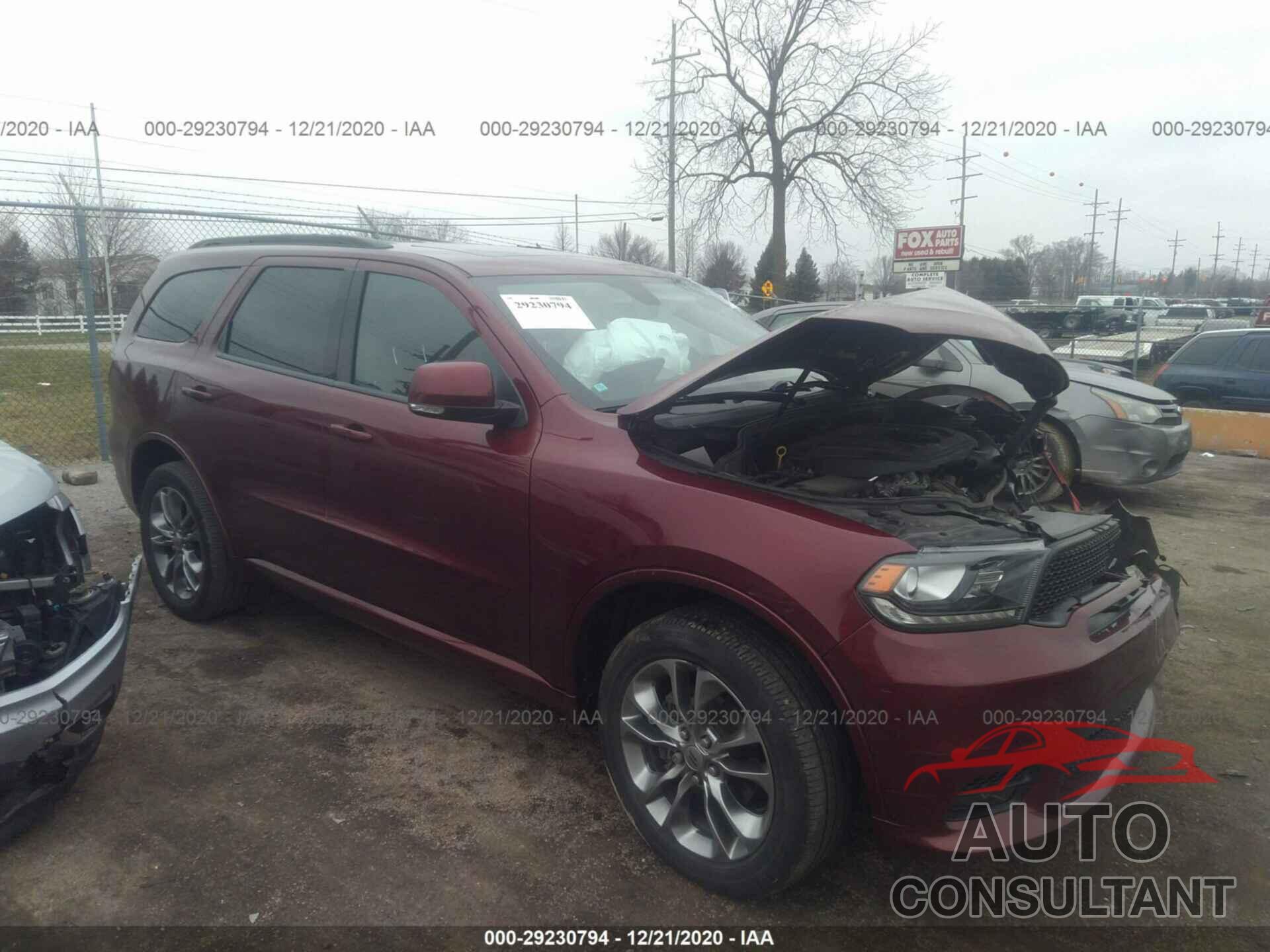 DODGE DURANGO 2019 - 1C4RDJDG7KC617325