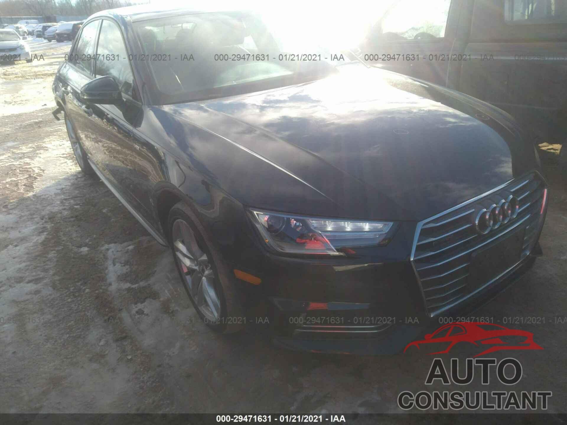 AUDI A4 2017 - WAUDNAF45HN042341