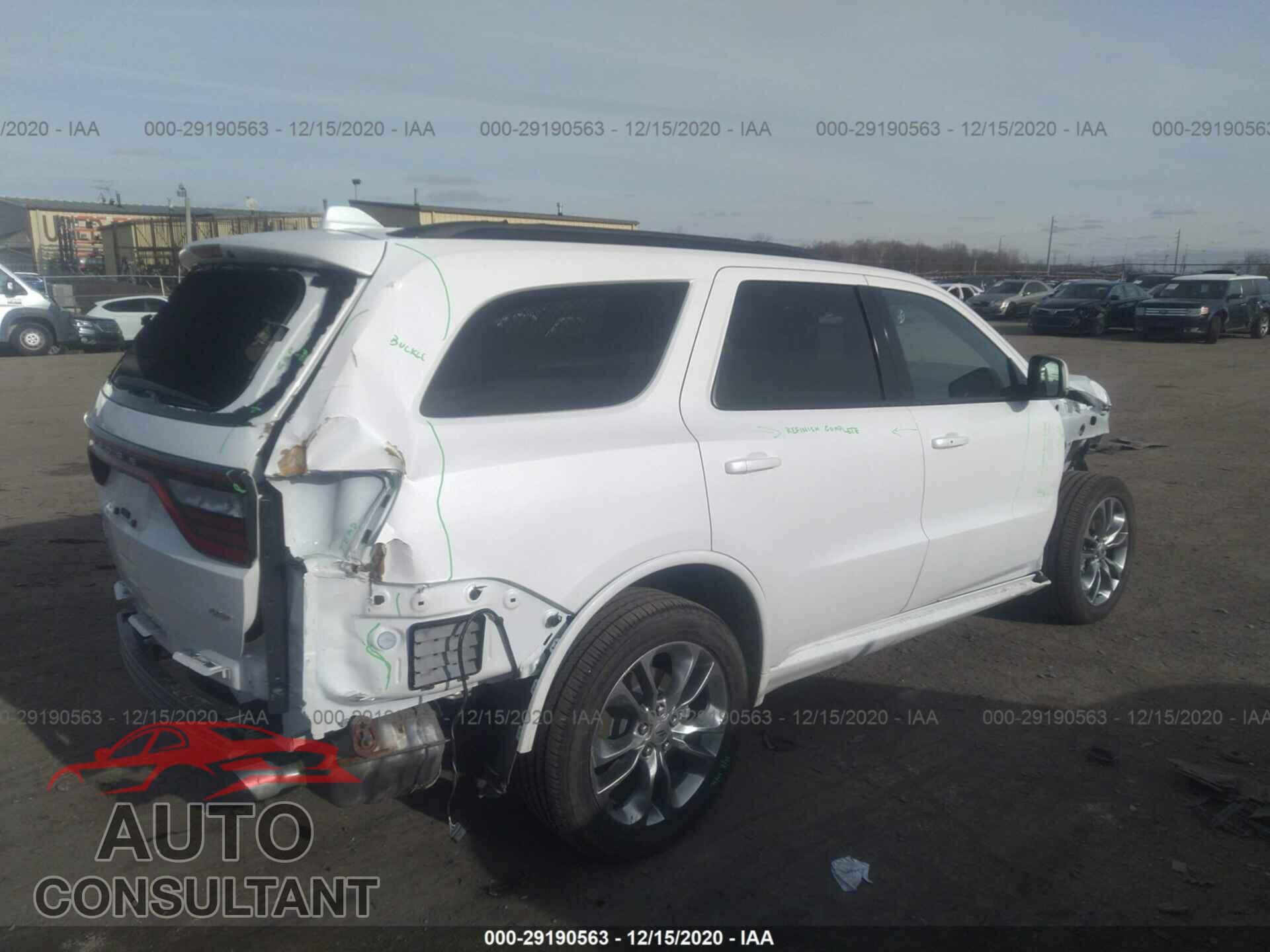DODGE DURANGO 2020 - 1C4RDJDG3LC433212